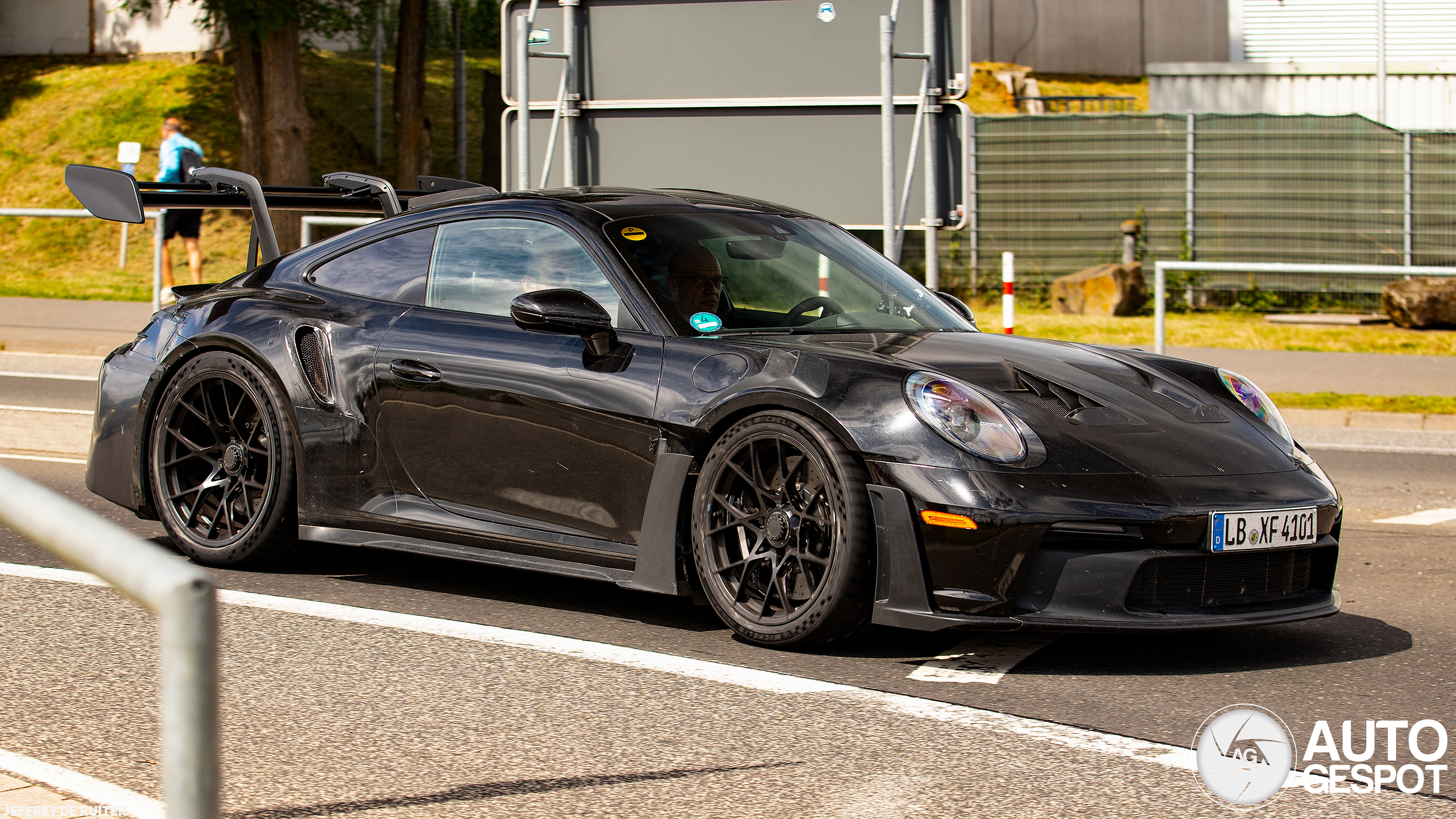 992 GT3 RS facelift in camouflage gespot