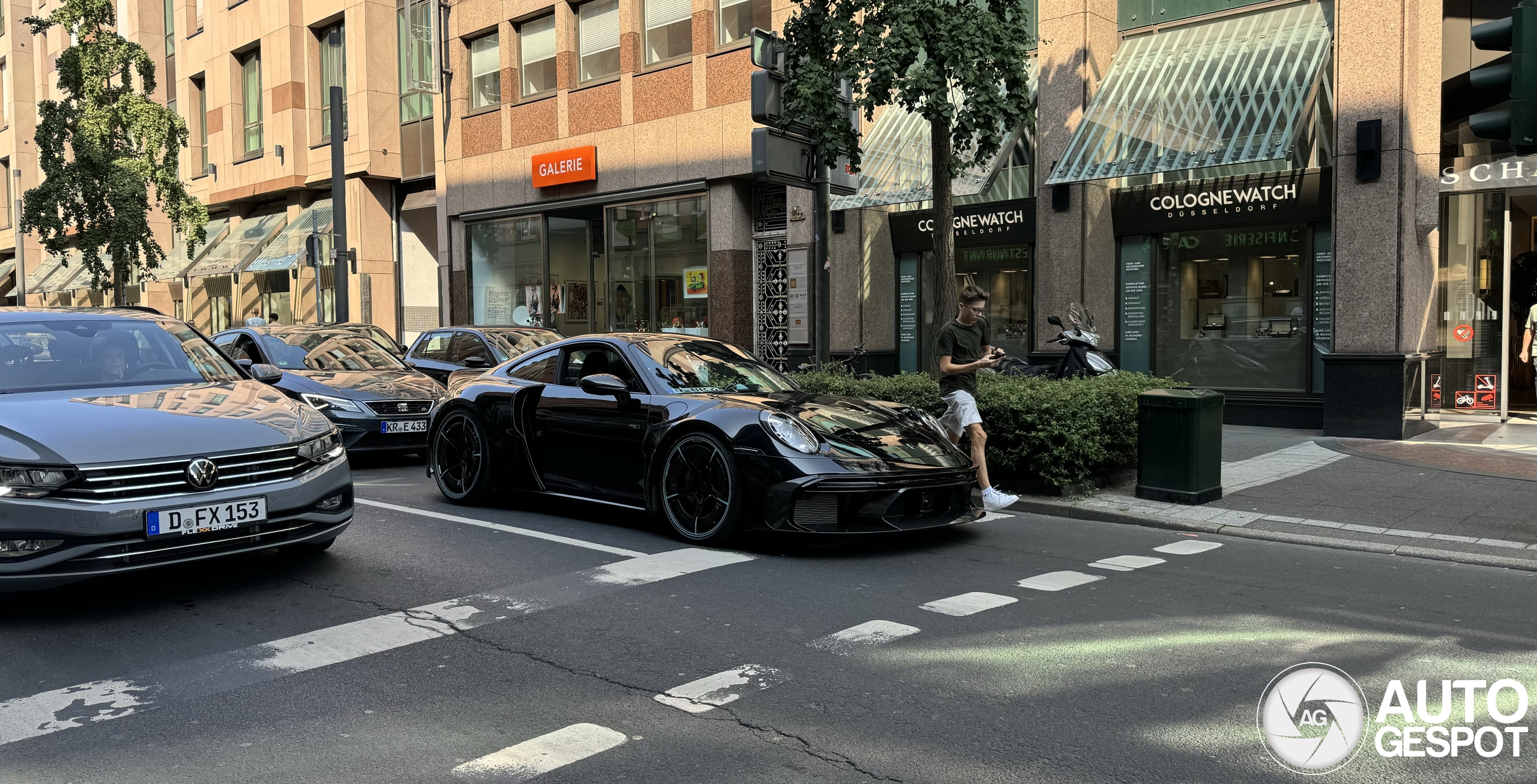 Tweede Porsche Brabus 900 Rocket R duikt op in Düsseldorf