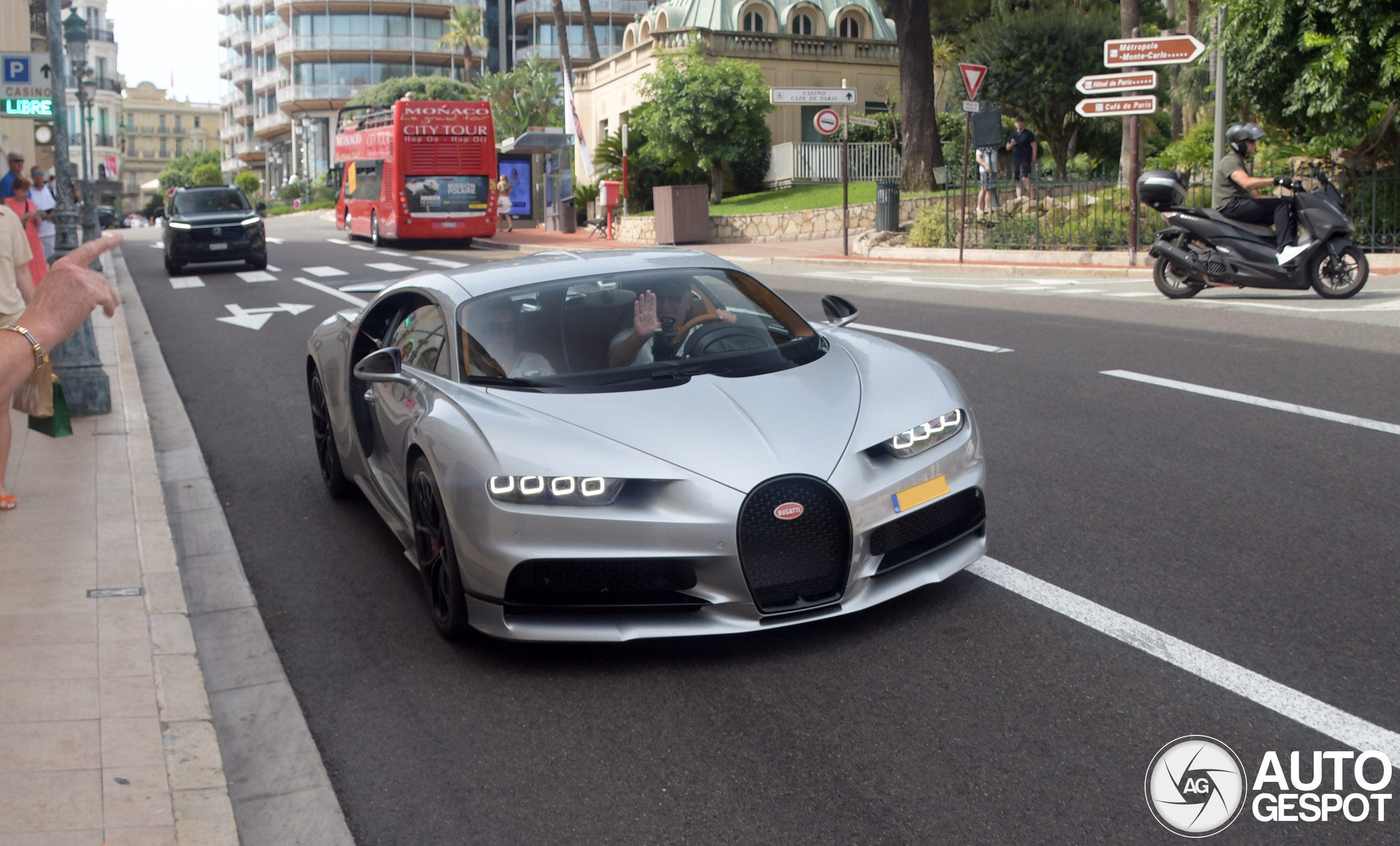 Dutch-registered Bugatti Chiron makes first appearance in Monaco