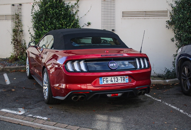 Ford Mustang GT Convertible 2018