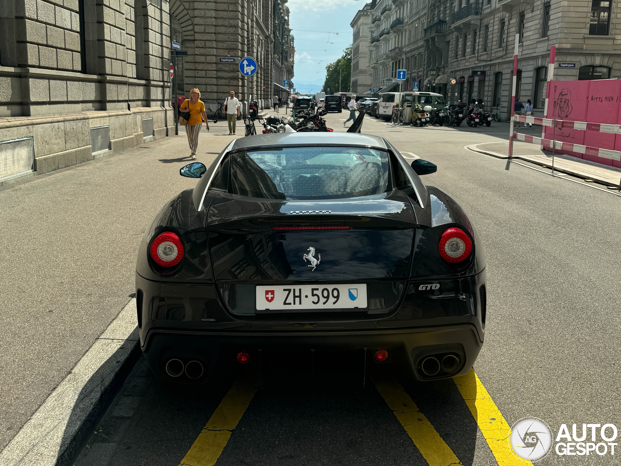 Ferrari Friday: Ferrari 599 GTO with a matching license plate