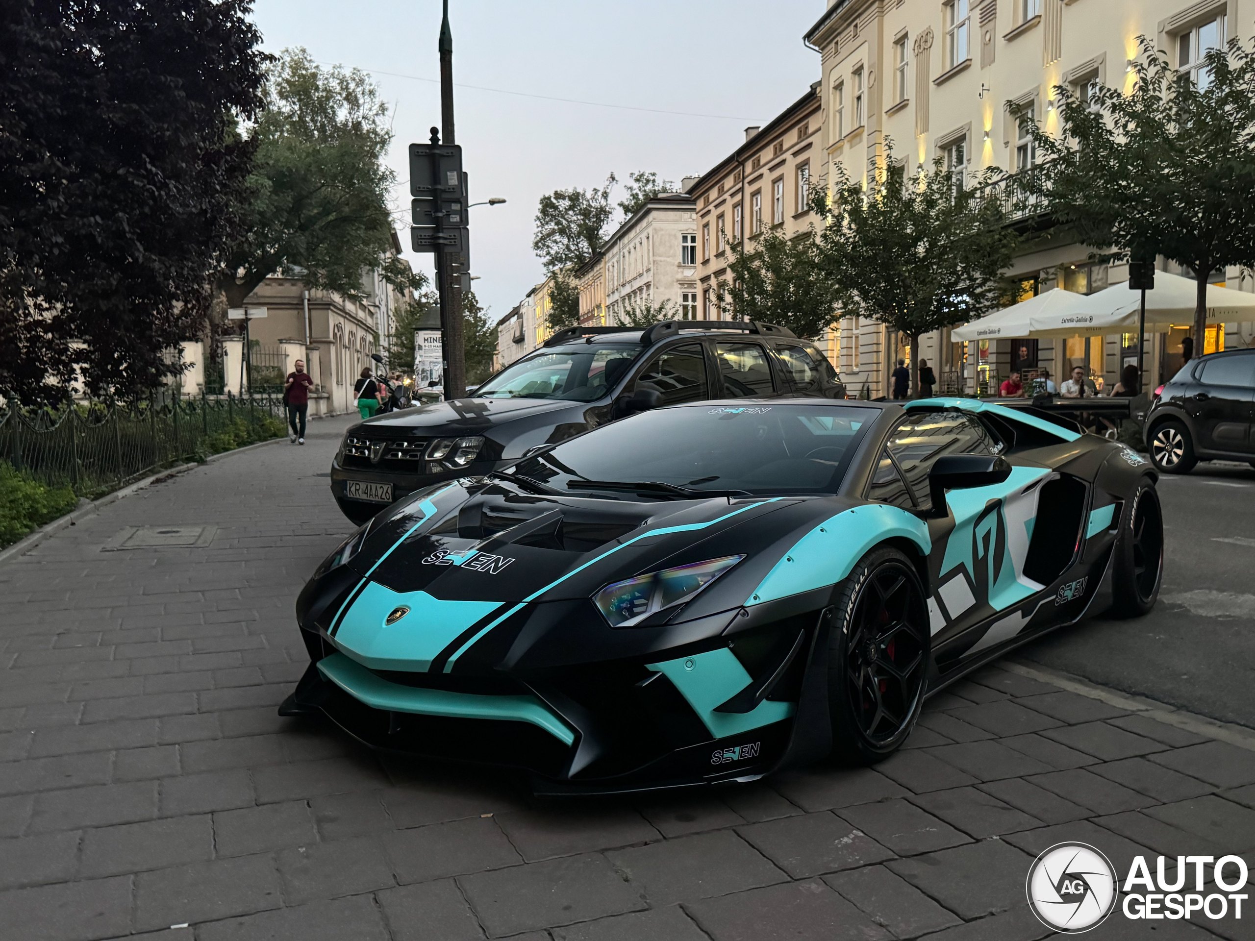 Lamborghini Aventador S LP740-4 Roadster Liberty Walk LB Performance Wide Body