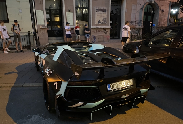 Lamborghini Aventador S LP740-4 Roadster Liberty Walk LB Performance Wide Body