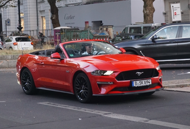 Ford Mustang GT Convertible 2018