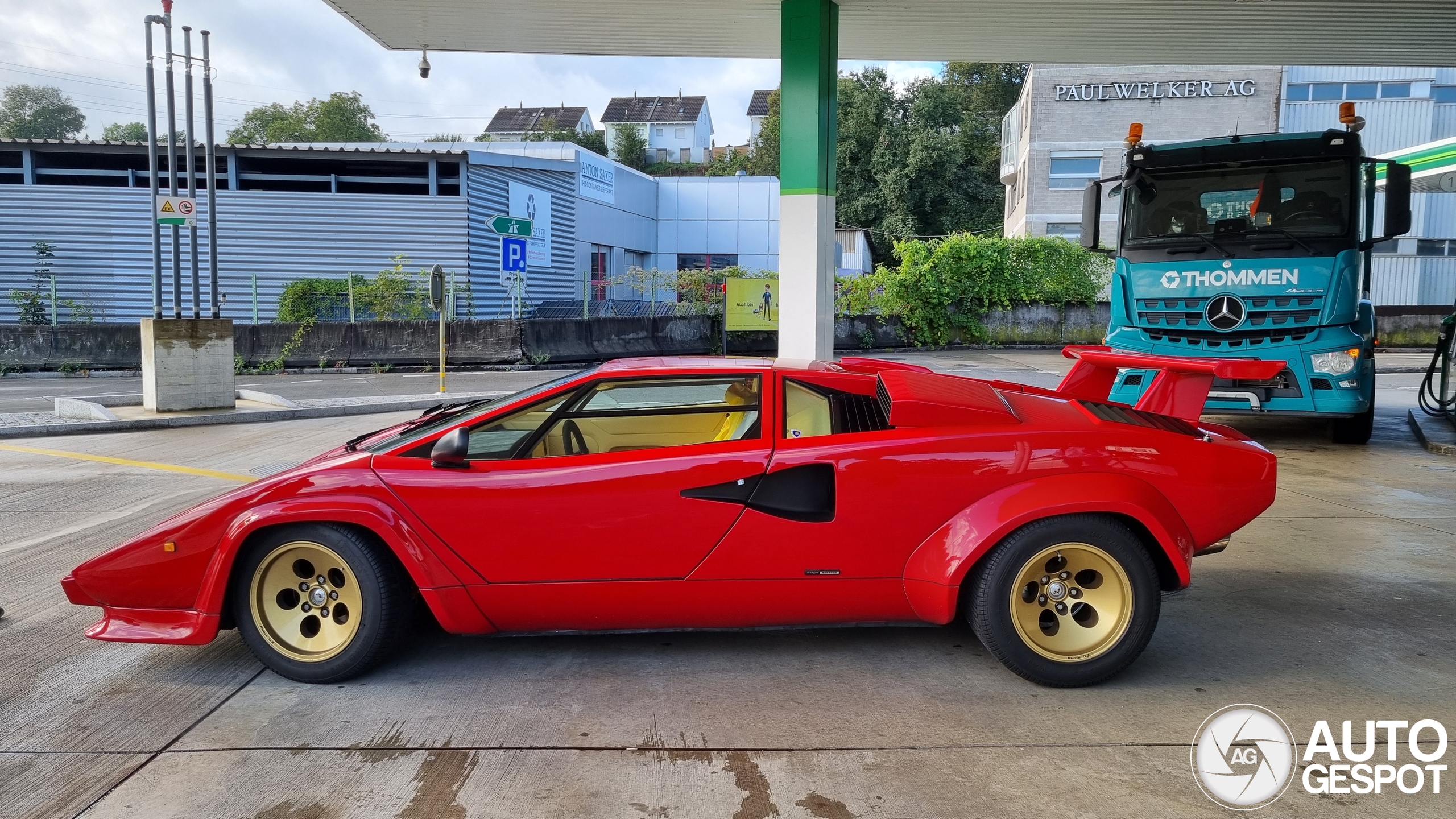 Lamborghini Countach and Porsche 996 Turbo with notable histories