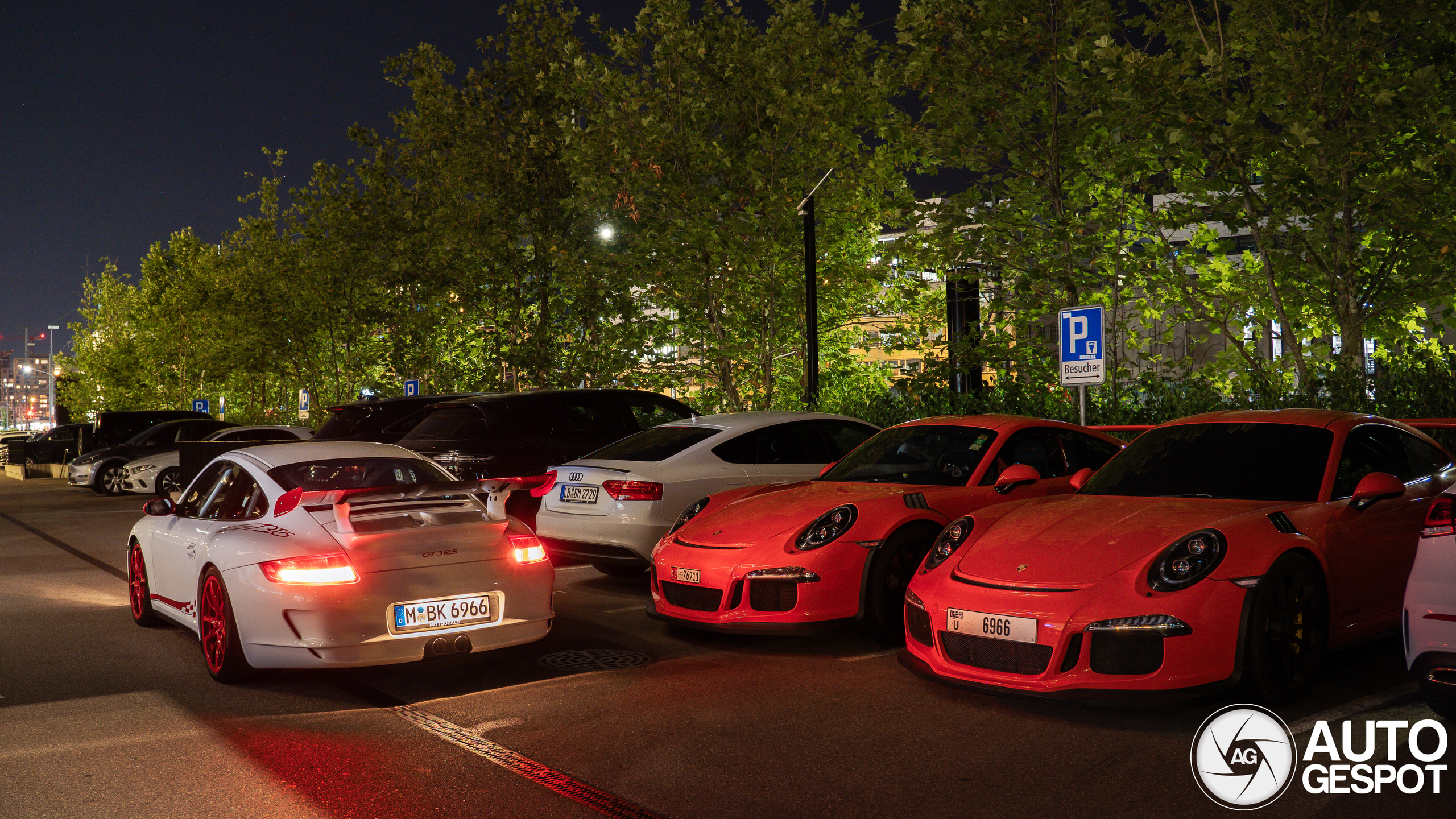 Epic trio of GT3 RS models spotted together in Zurich