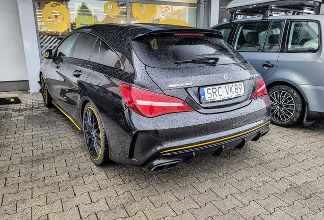 Mercedes-AMG CLA 45 Shooting Brake X117 Yellow Night Edition