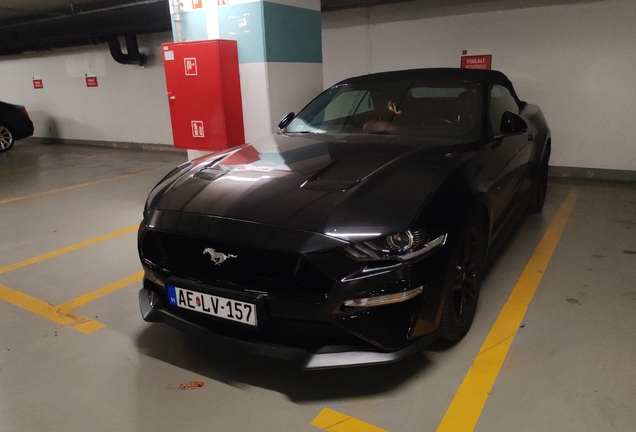 Ford Mustang GT Convertible 2018