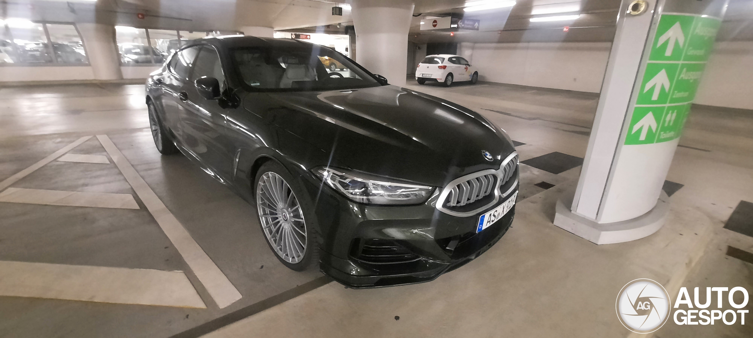 BMW Alpina B8 Gran Coupé G16: Mehr Fotos in Alpinagrün