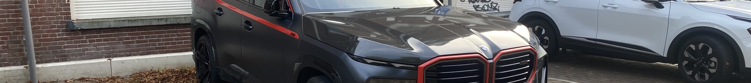 BMW XM G09 Label Red Larte Design