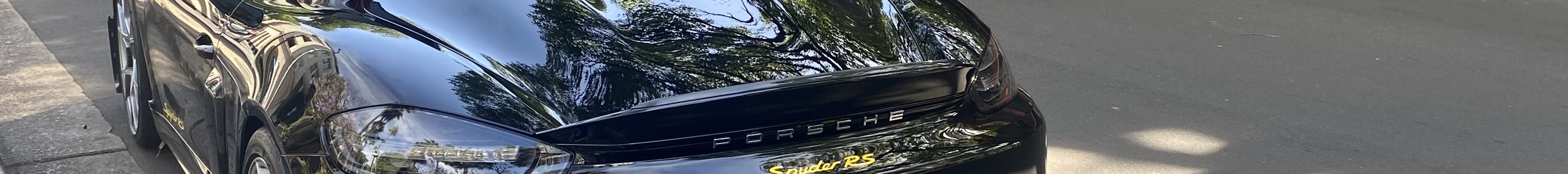 Porsche 718 Spyder RS Weissach Package