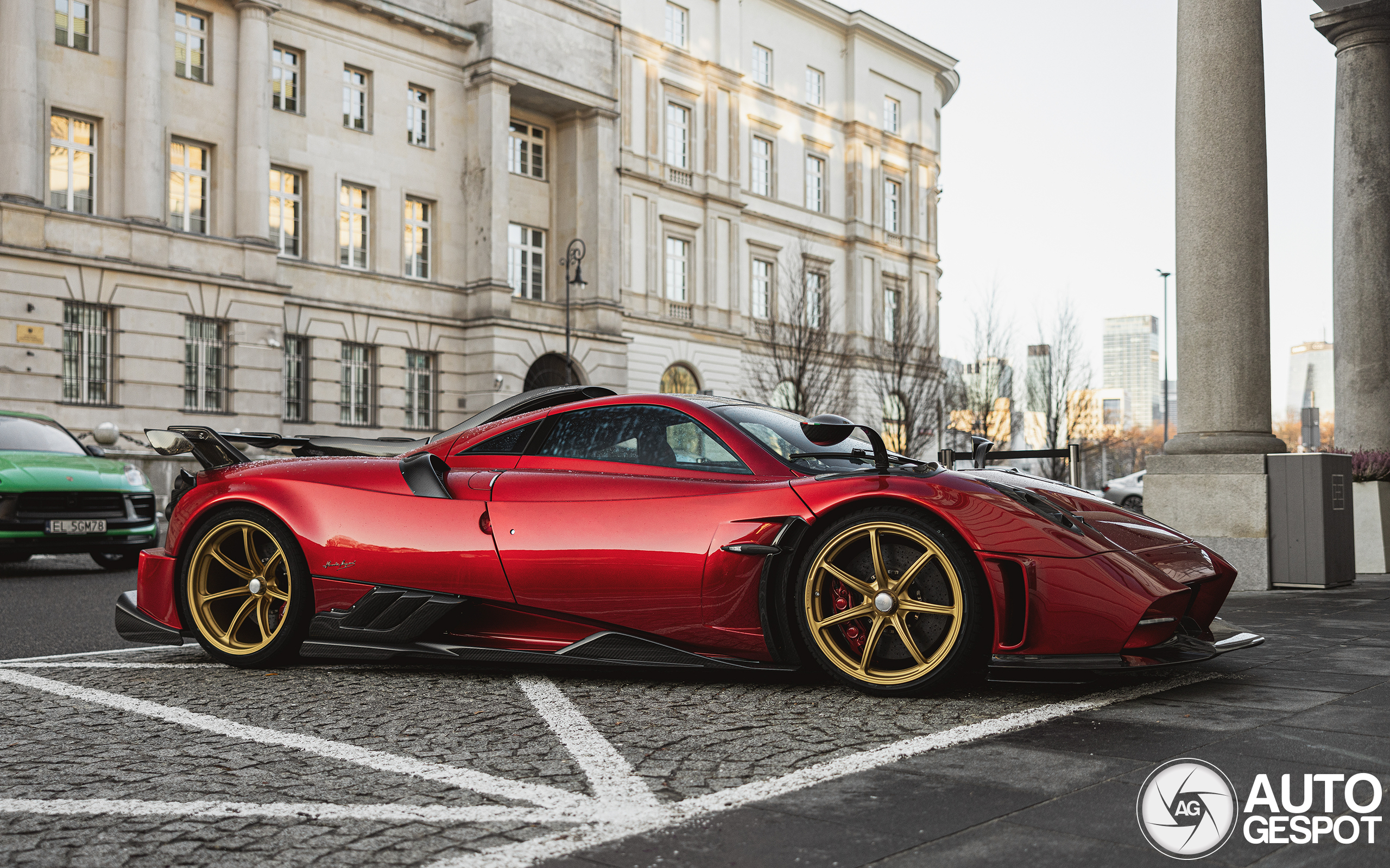 One of the most stunning Huayra with sweet company