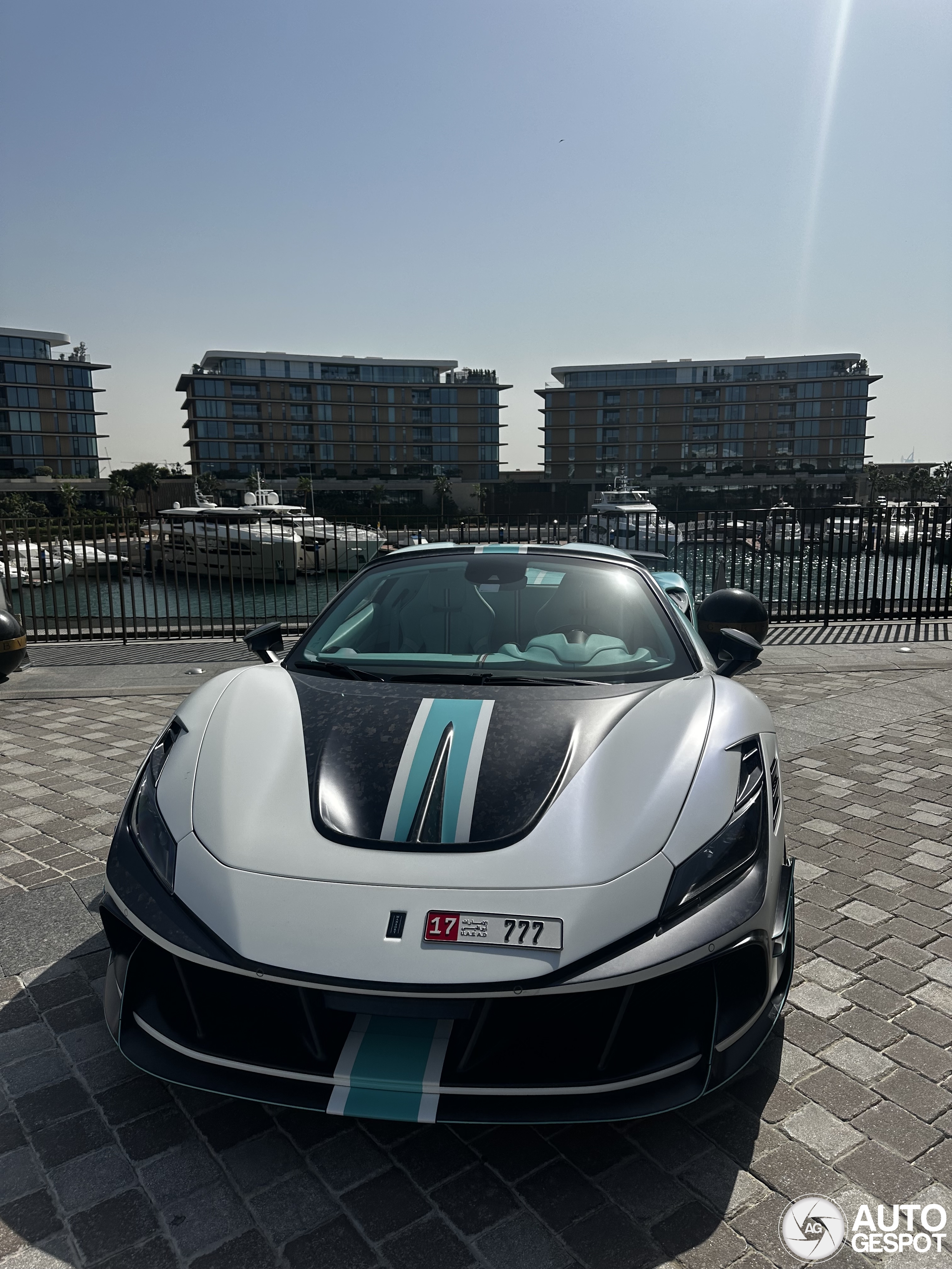 Ferrari F8 Spider Mansory F8XX Tempesta Turchese