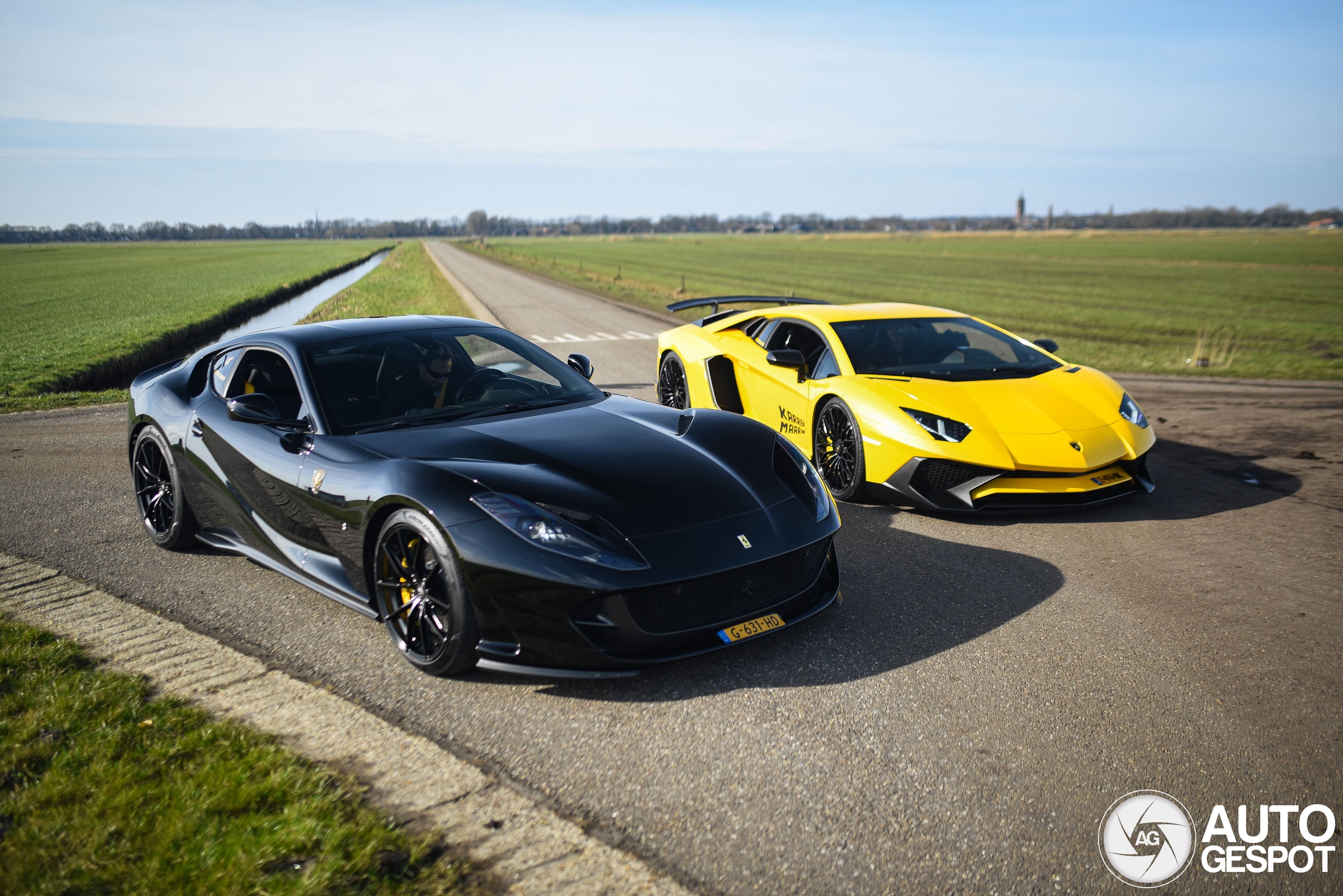 Lamborghini Aventador SV van bekende DJ gespot in Eemnes