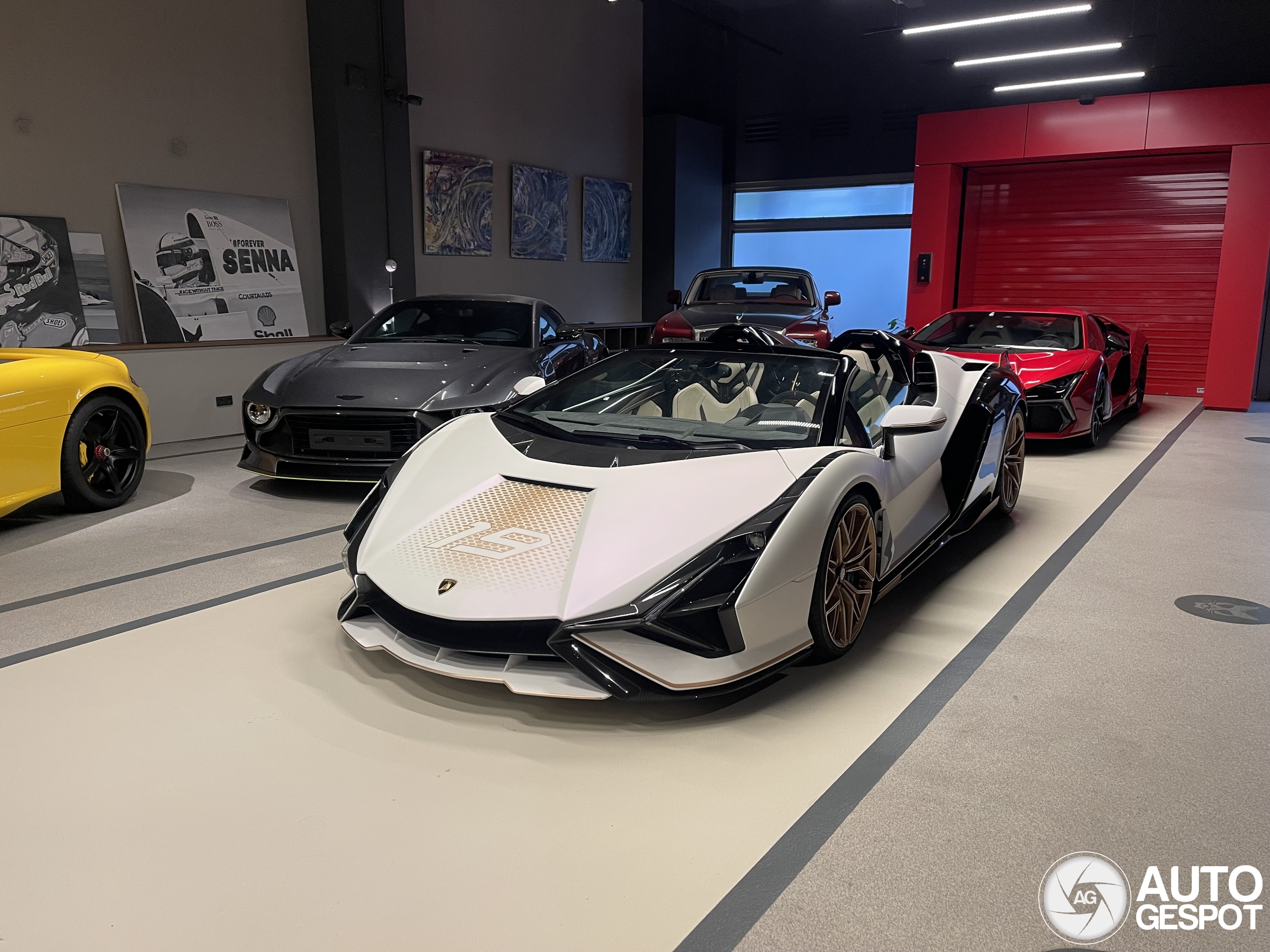 Lamborghini Sián Roadster uit privécollectie gespot in Spanje