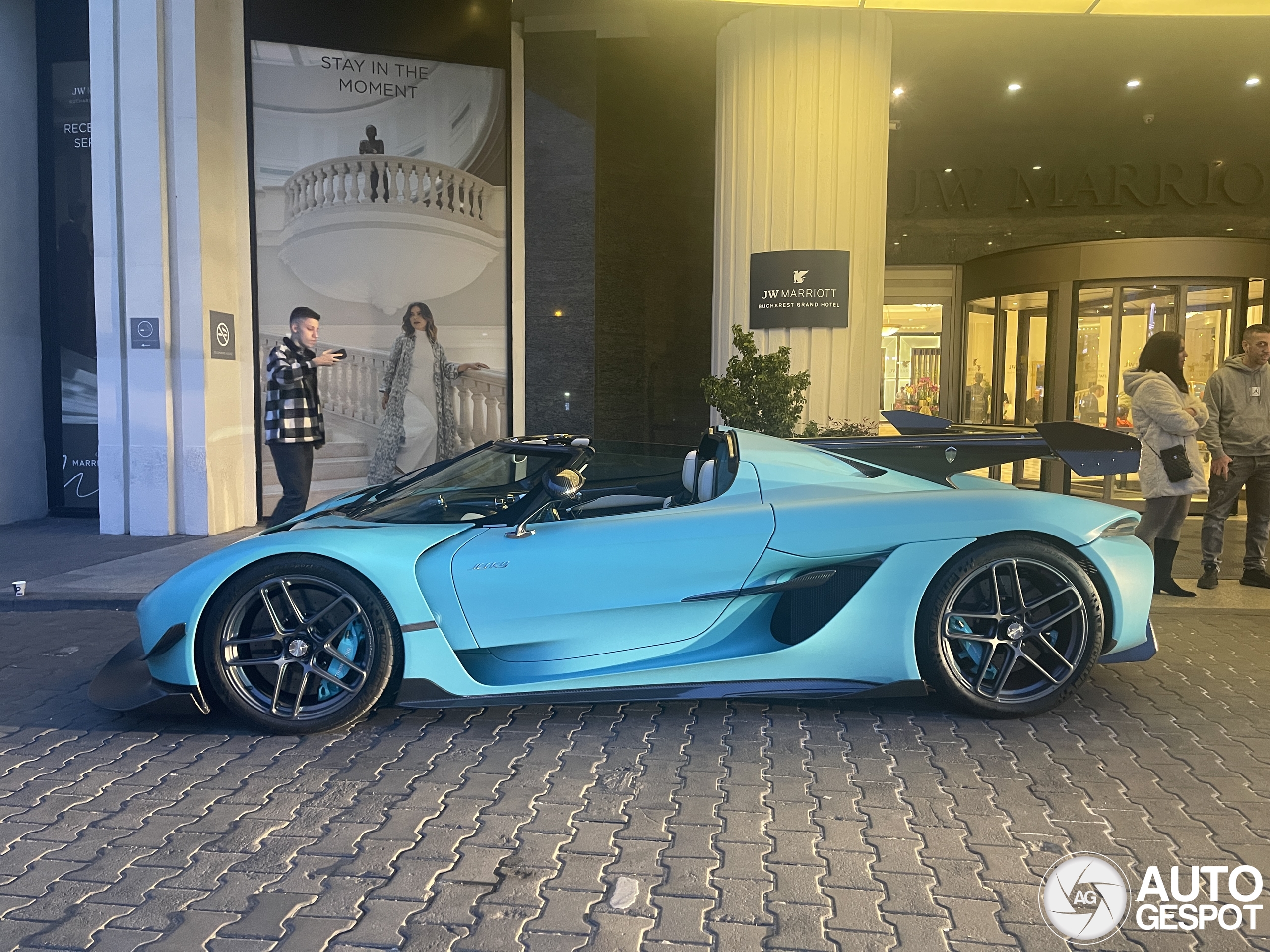 What color is your Koenigsegg? Tiffany Blue