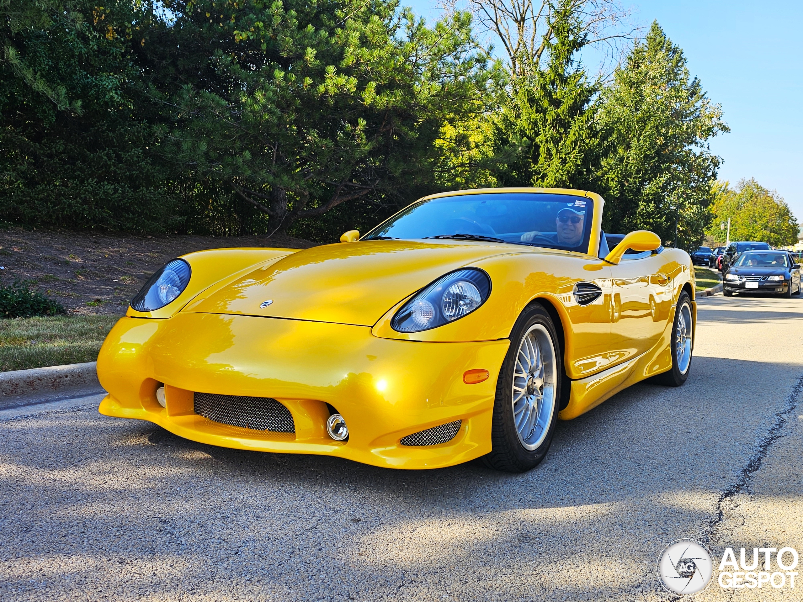 Zeldzame Panoz Esperante GTLM Roadster gespot