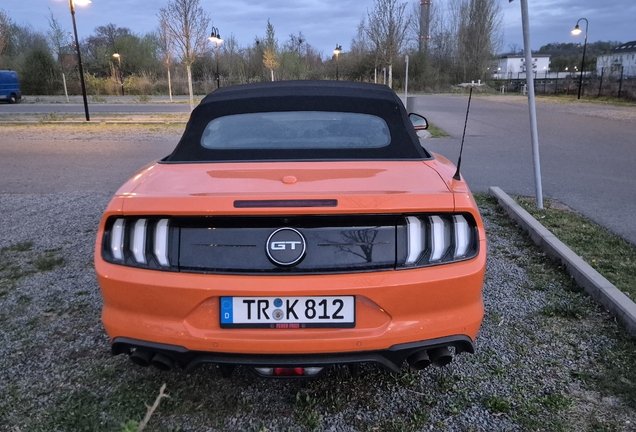 Ford Mustang GT Convertible 2018