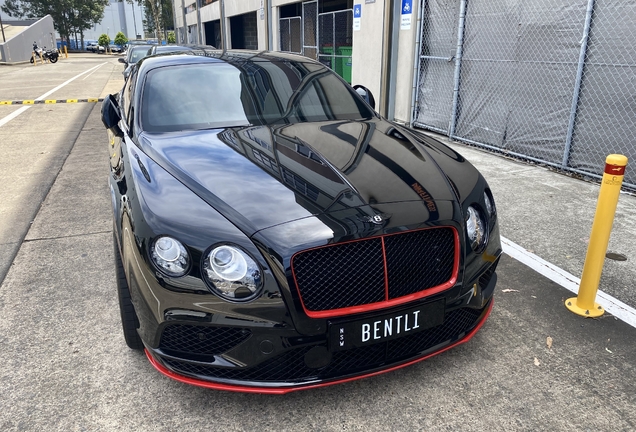 Bentley Continental GT Black Speed 2016