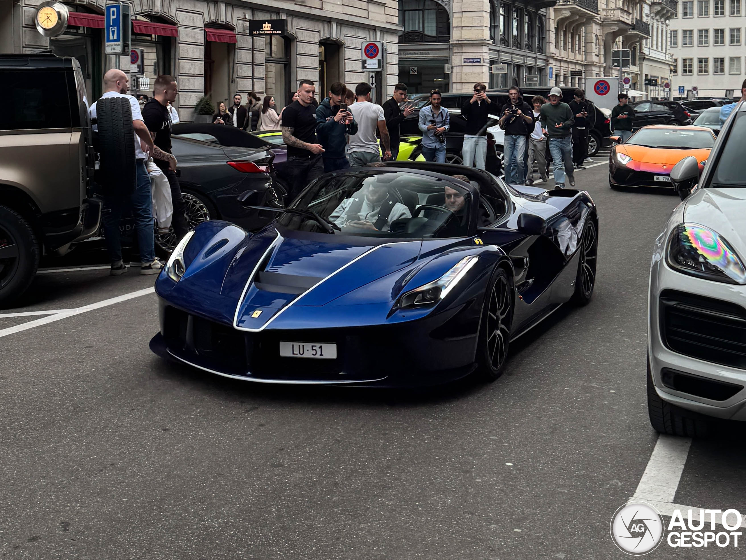 All eyes on the LaFerrari Aperta: A license plate with history