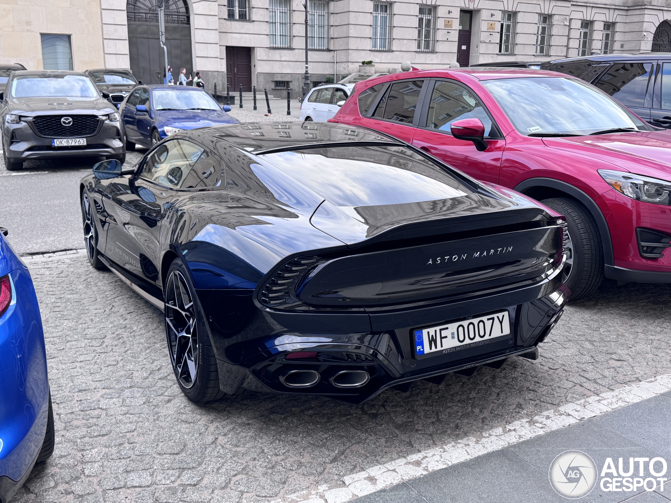 De Aston Martin Vanquish wordt lekker vaak gespot