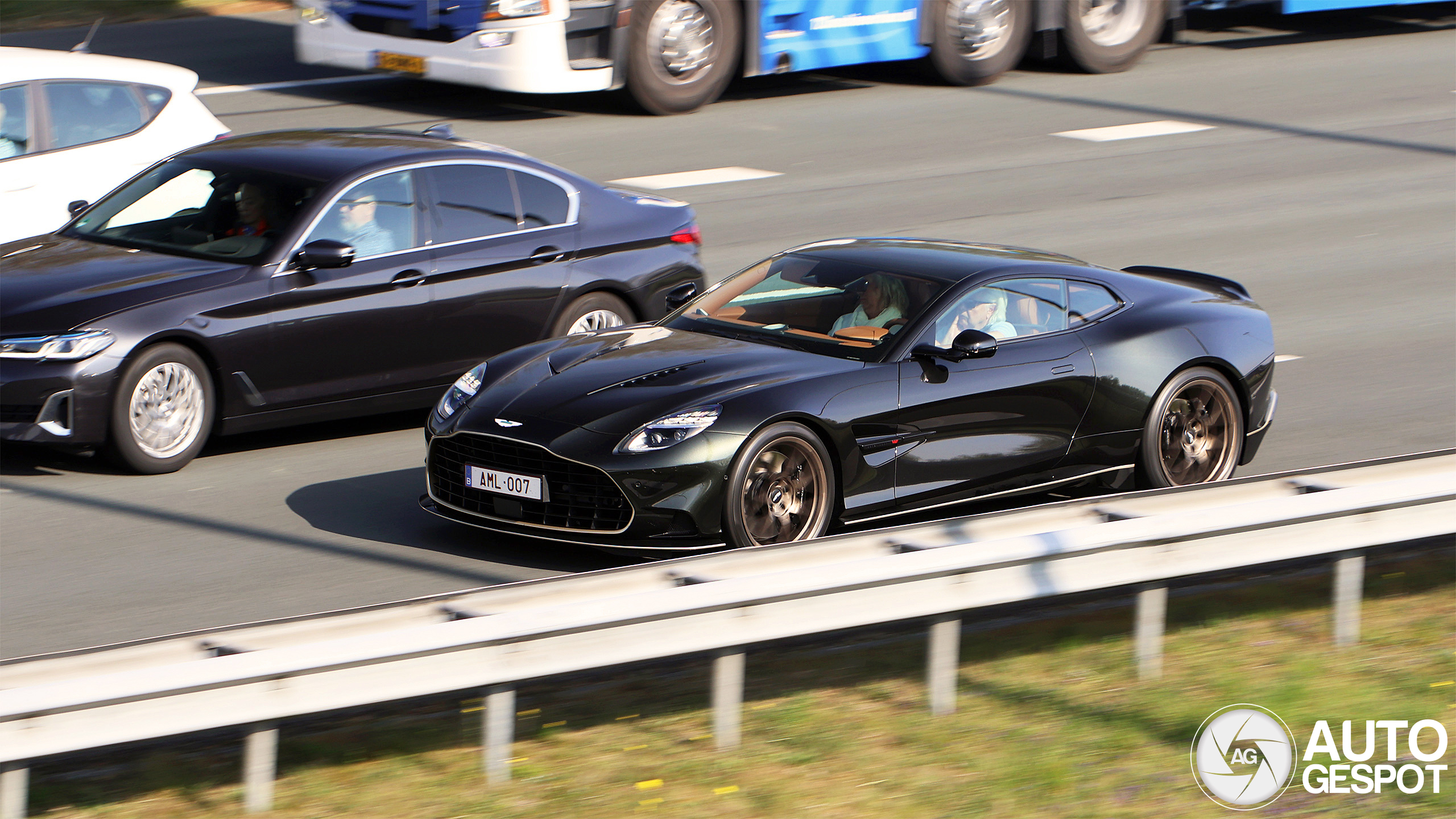 De Aston Martin Vanquish wordt lekker vaak gespot