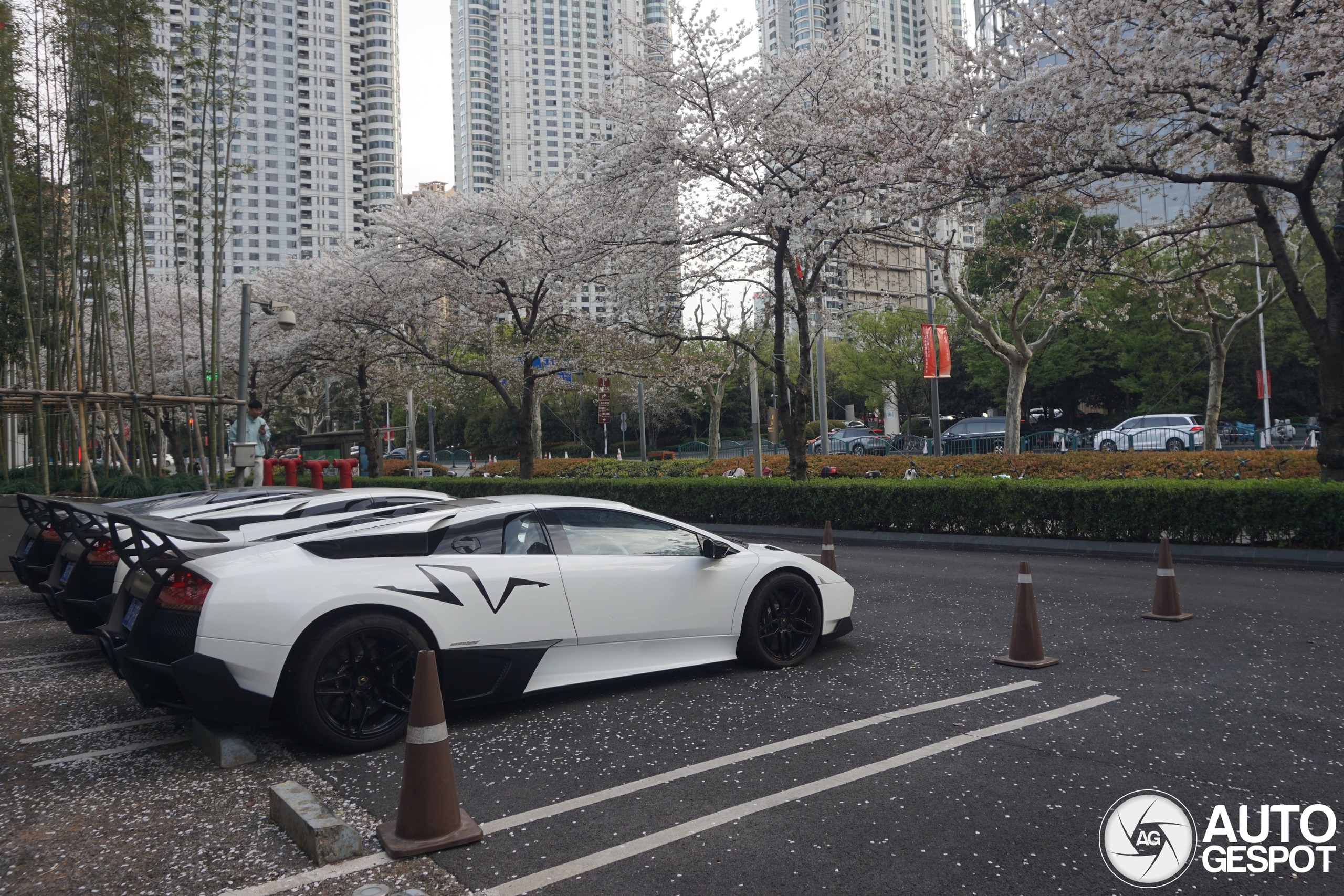 Trio Lamborghini Murciélago LP670-4 SV’s in Shanghai