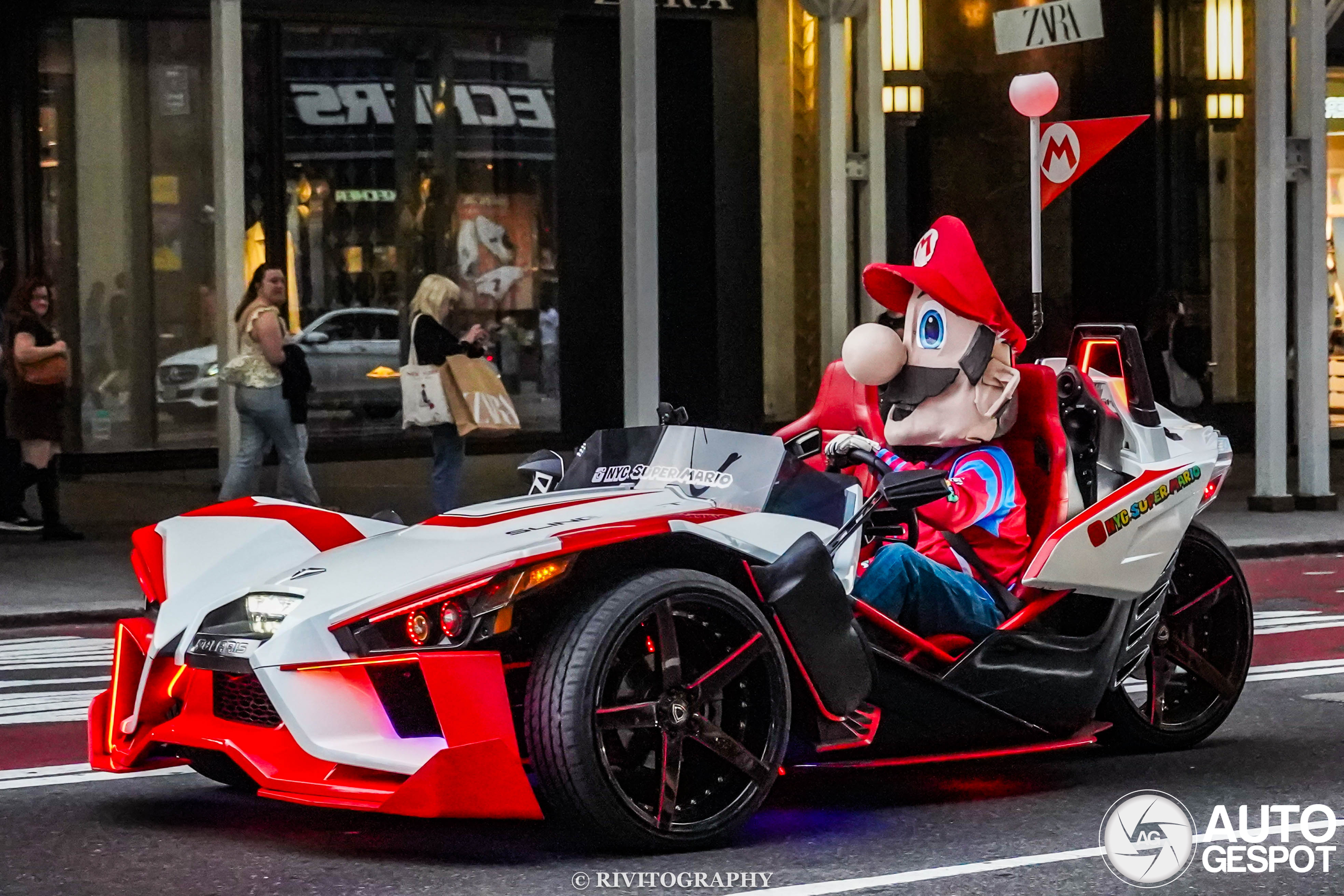 Mario Kart in het echt: Polaris Slingshot SL wordt gespot in New York