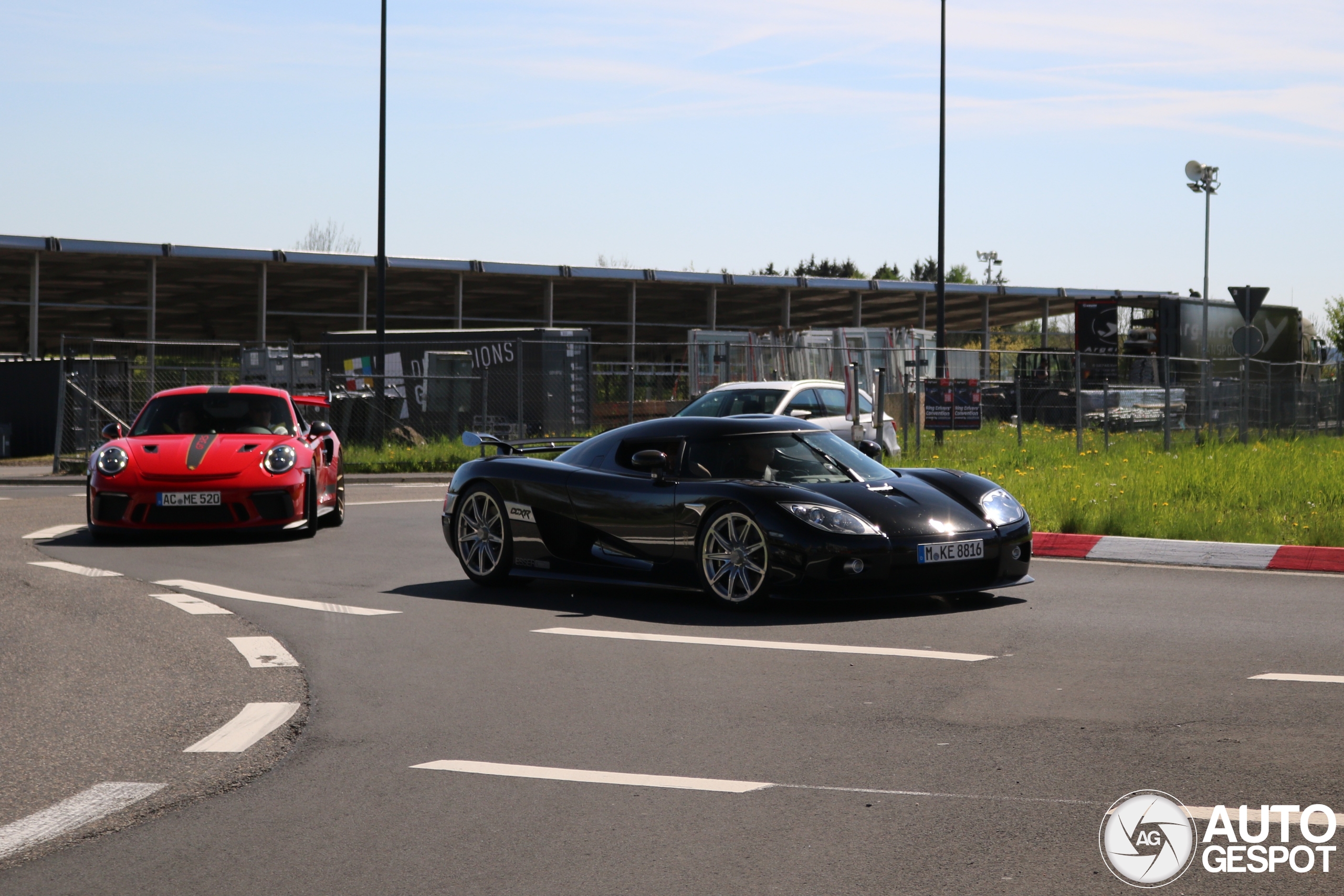 A rare beast on the Autobahn: The Koenigsegg CCXR