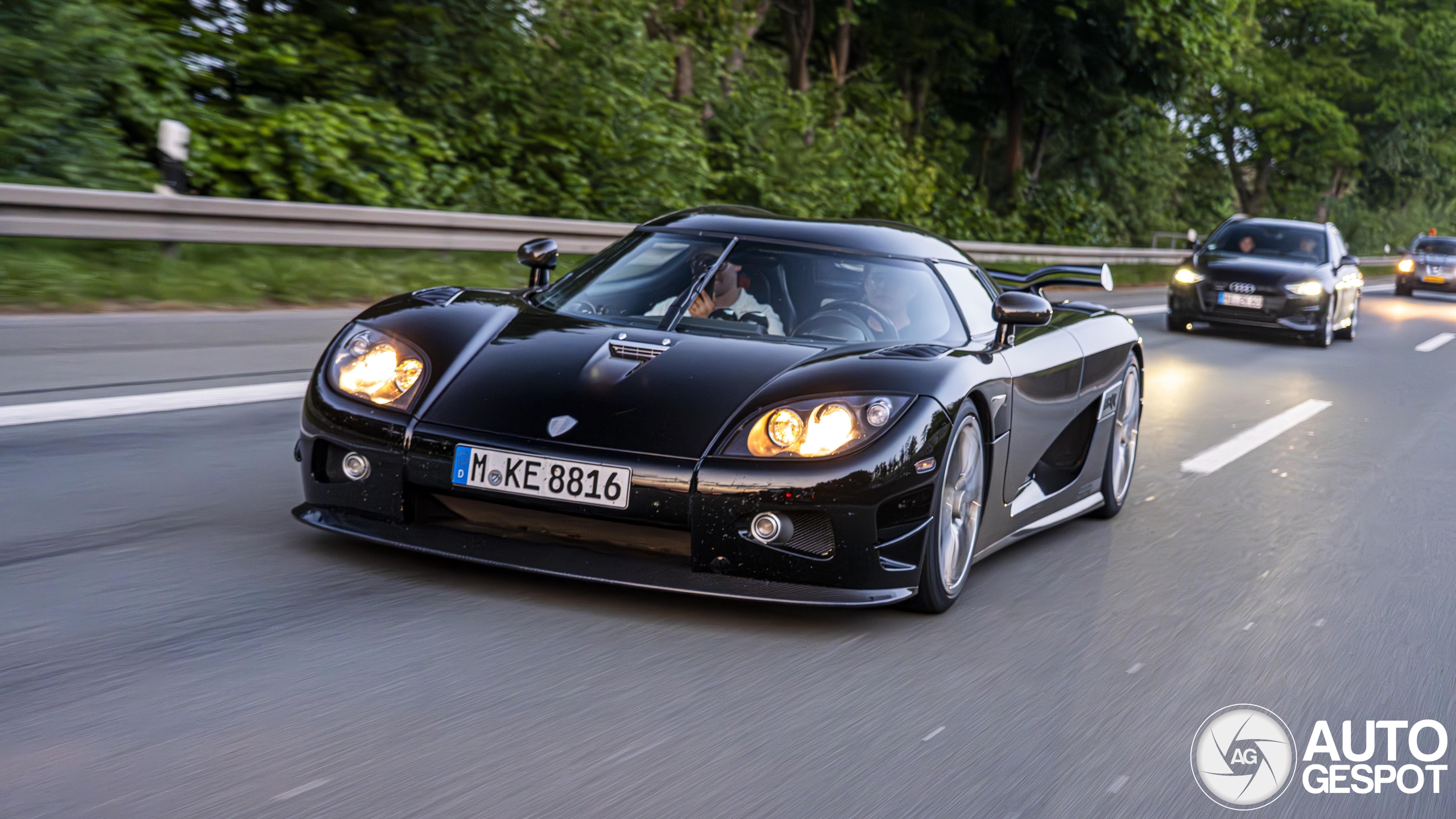 A rare beast on the Autobahn: The Koenigsegg CCXR