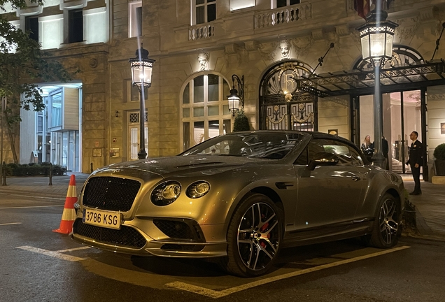 Bentley Continental Supersports Convertible 2018
