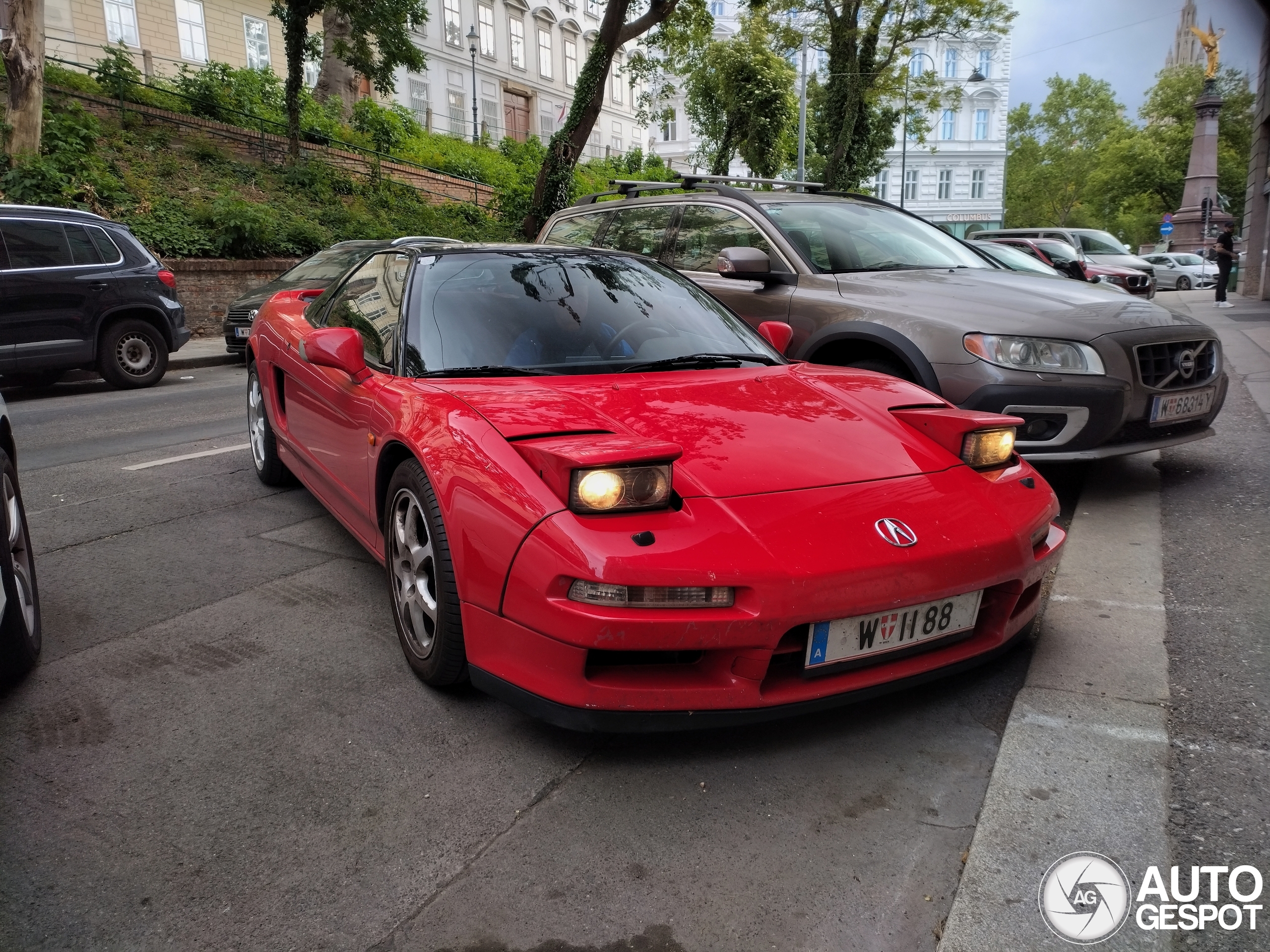 Acura NSX met 800.000 km gespot in Wenen