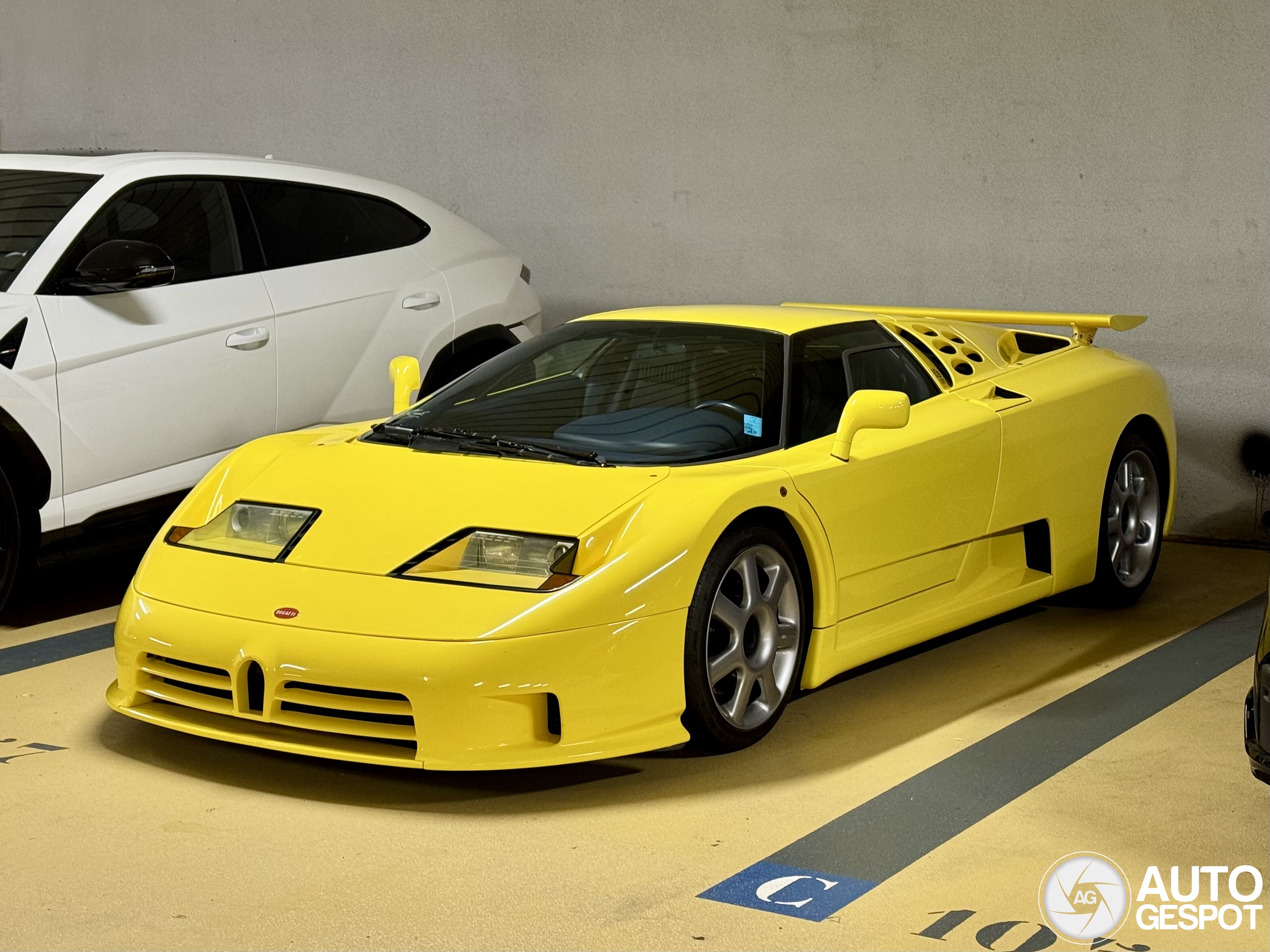 Ex-Michael Schumacher Bugatti EB110 SS returns to the road