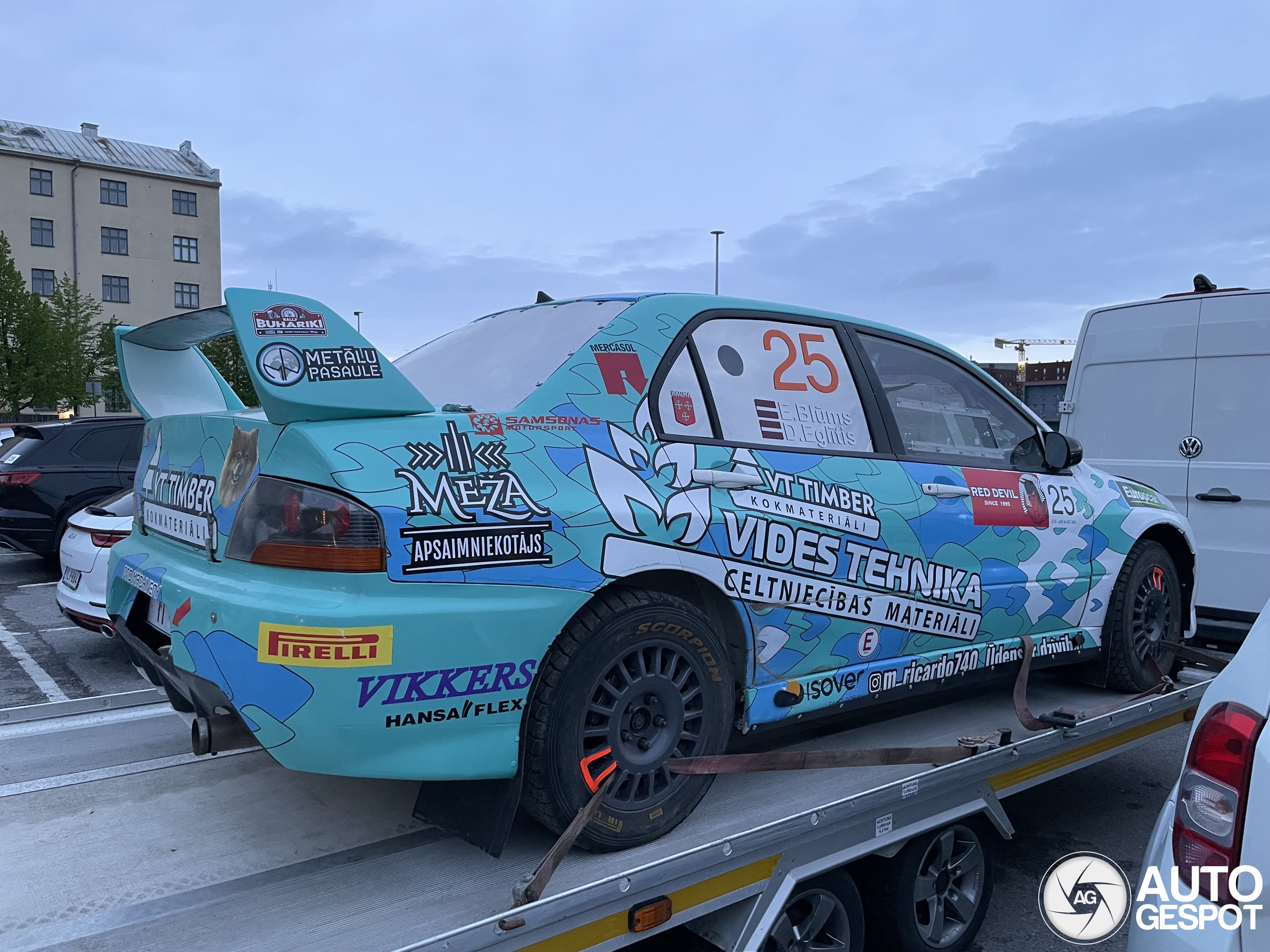 1/43 Vitesse 43415 Mitsubishi Lancer Evo lX 2010 Allemagne #49 Gassner