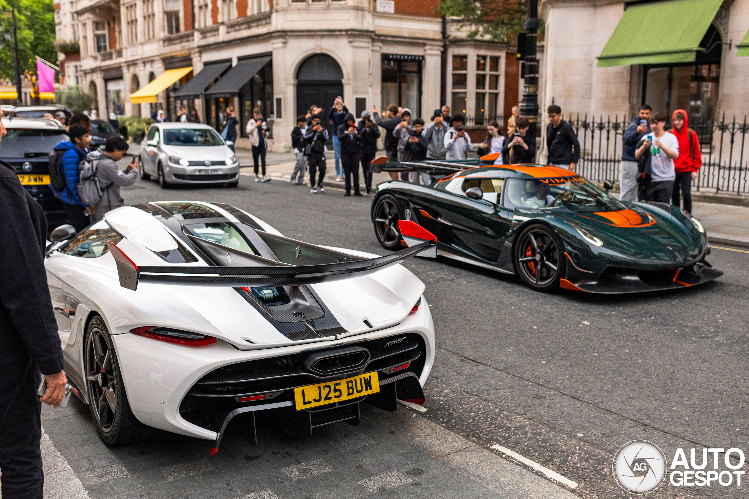 Jesko showdown in London: A double dose of hypercar greatness