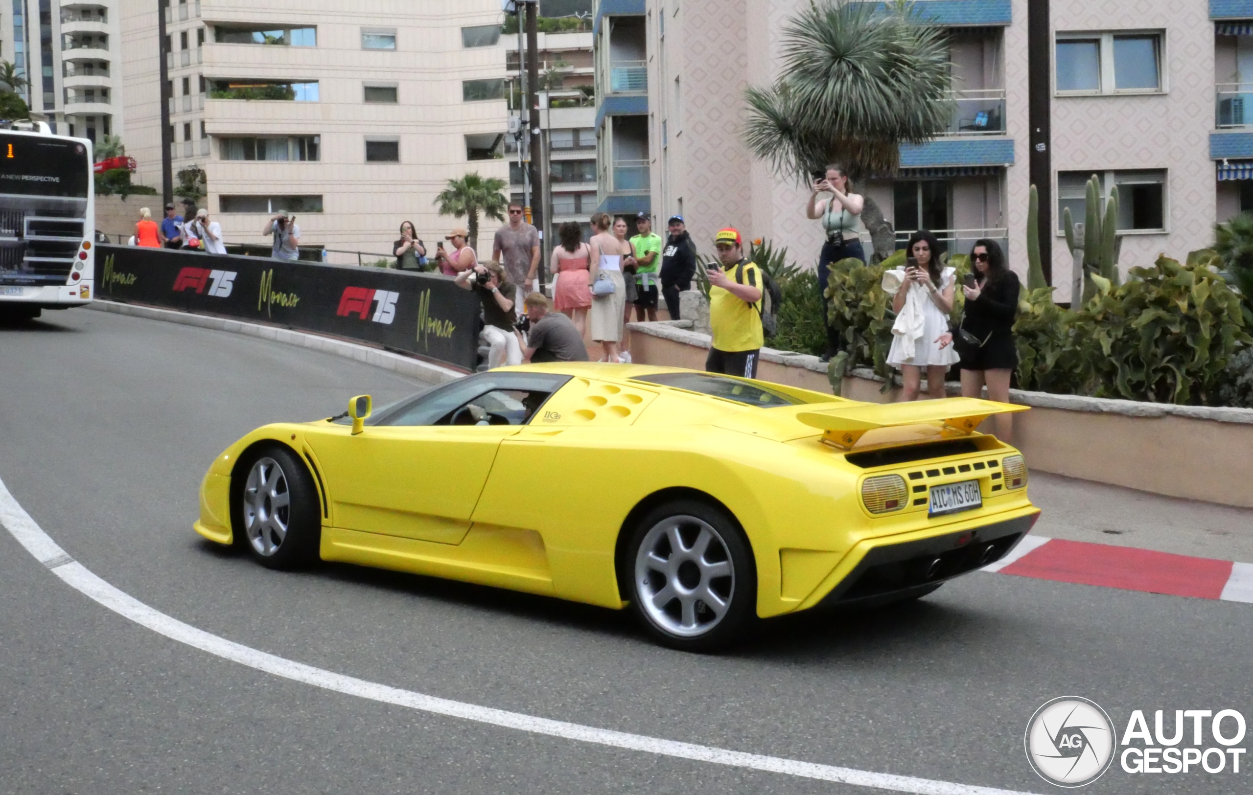 Ex-Michael Schumacher Bugatti EB110 SS returns to the road