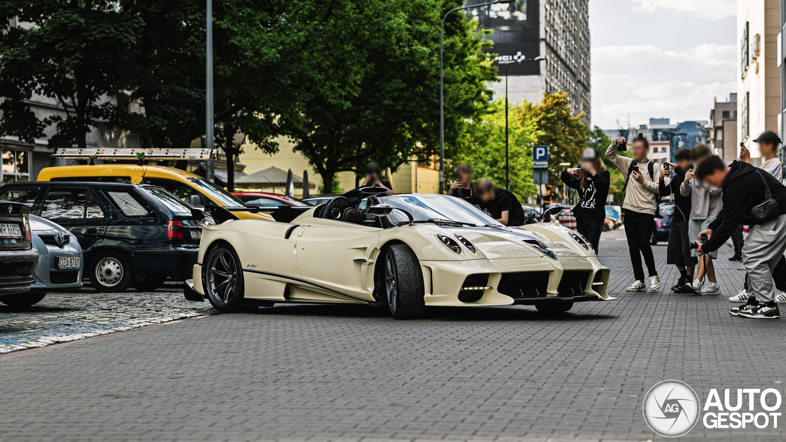 First sighting: Pagani Huayra Imola Roadster turns heads in Warsaw