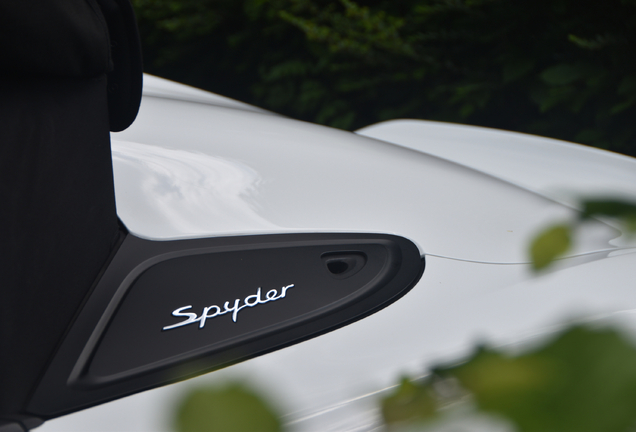 Porsche 981 Boxster Spyder