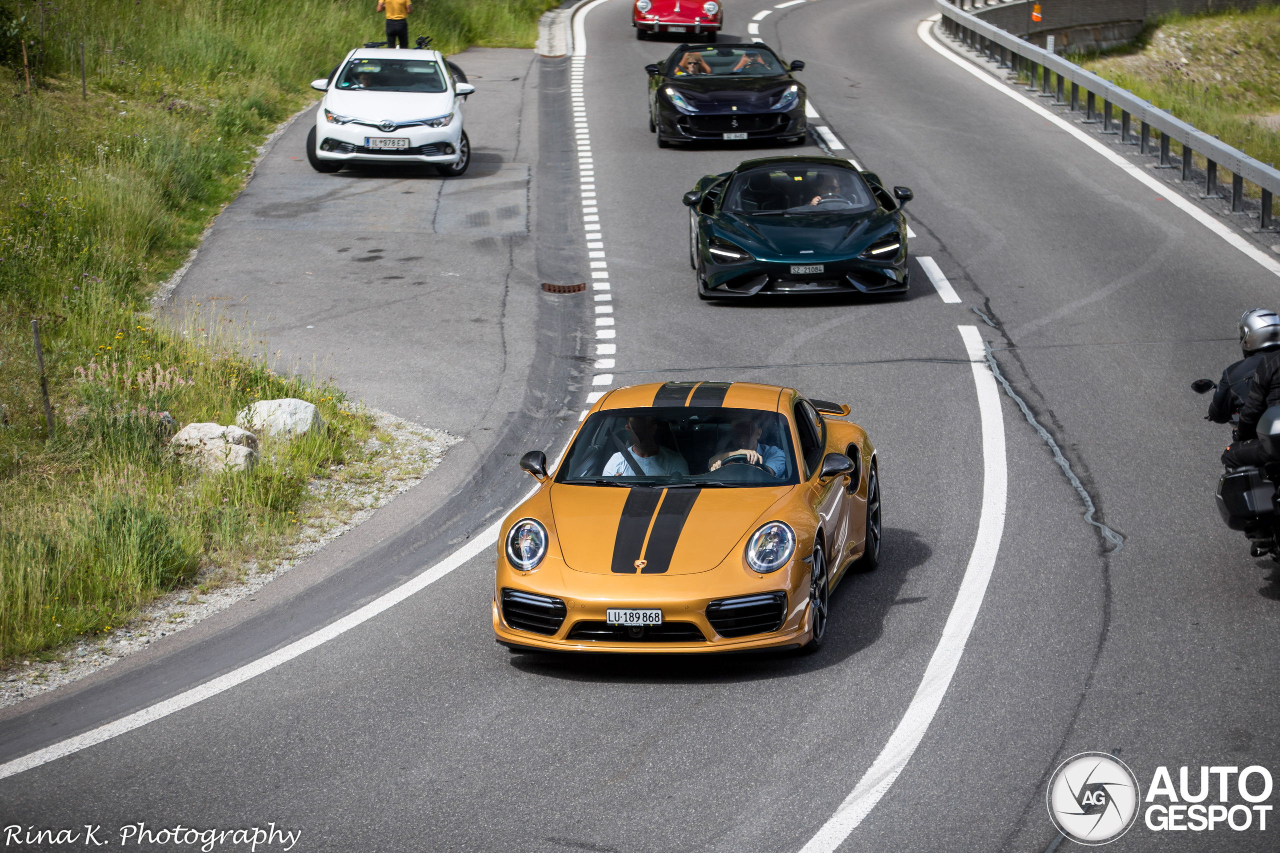 Supercar squad heads for the Swiss mountain passes