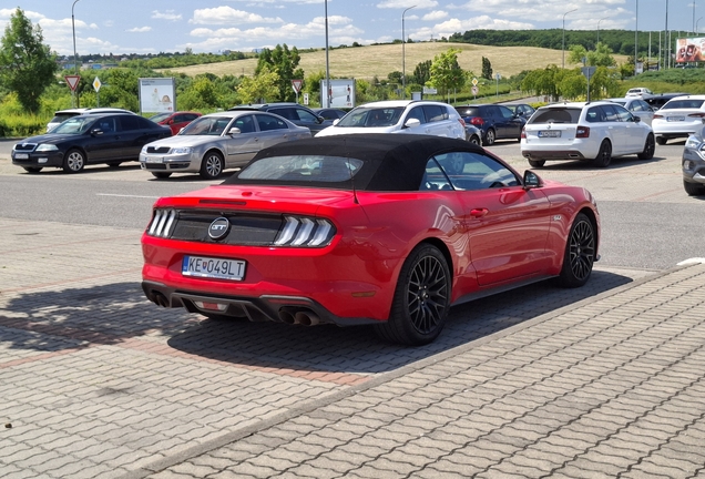 Ford Mustang GT Convertible 2018
