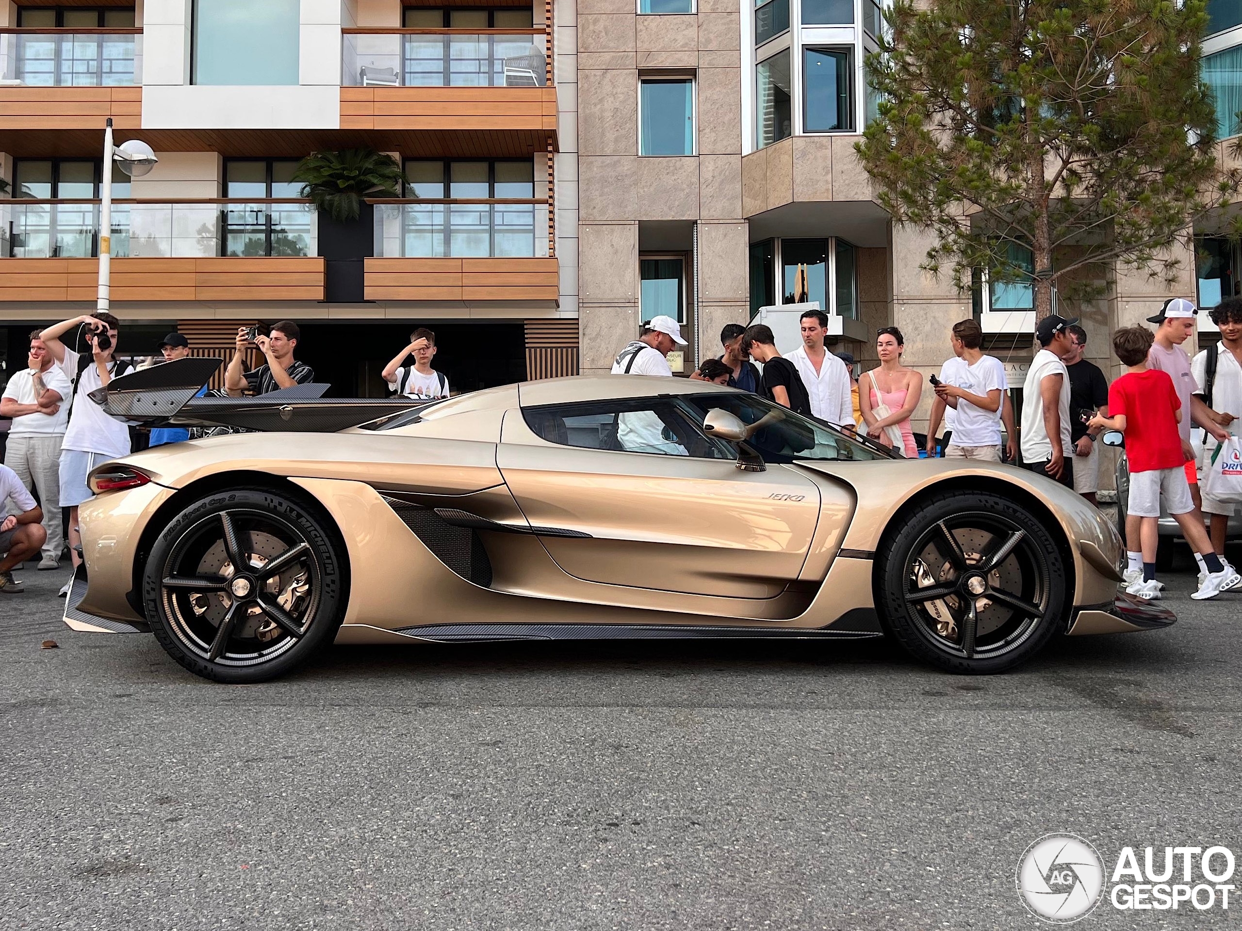 A golden arrival: Unique Koenigsegg Jesko Attack debuts in Monaco