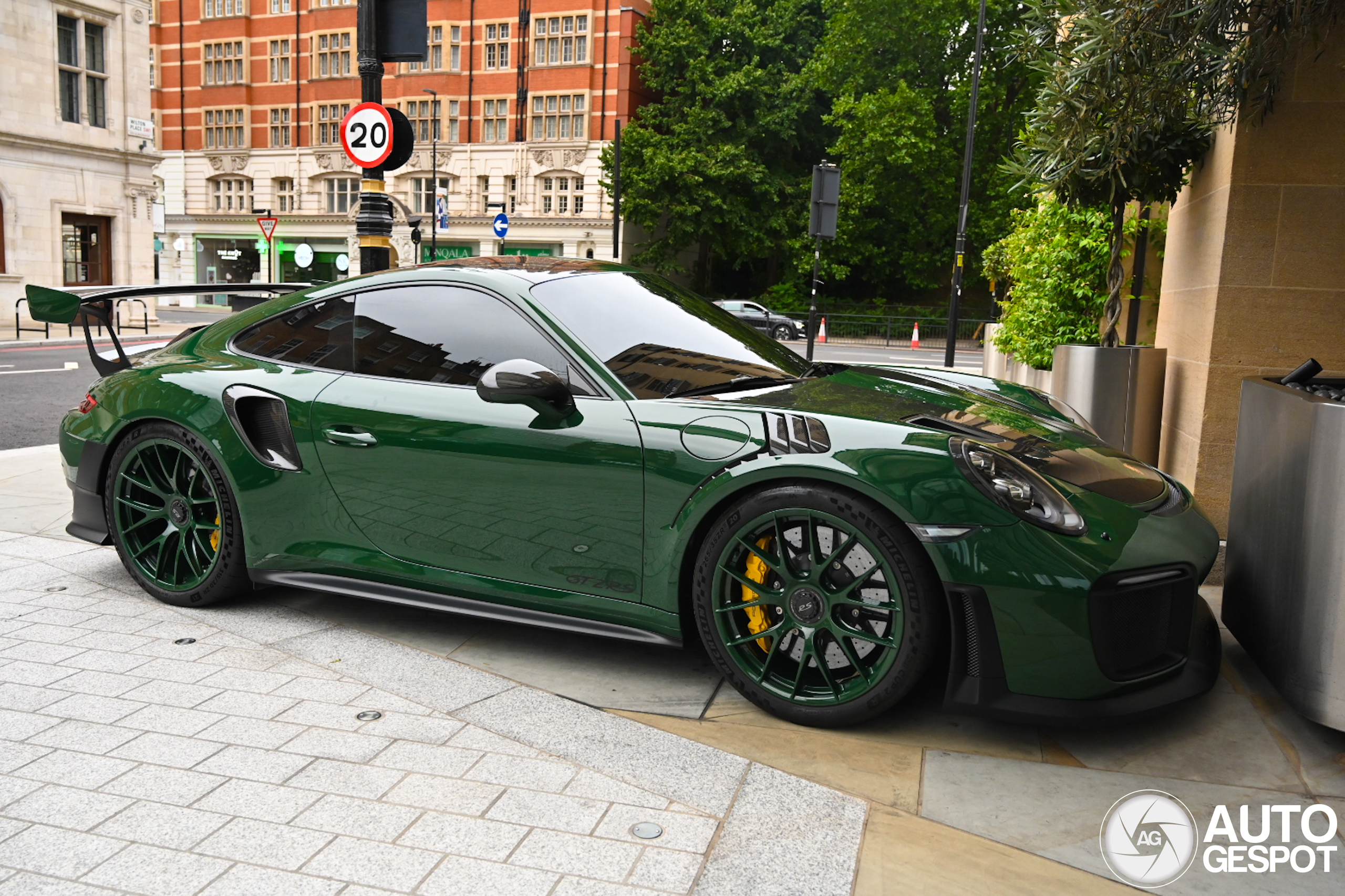 Gespot in Londen: Porsche 991 GT2 RS in opvallend groen
