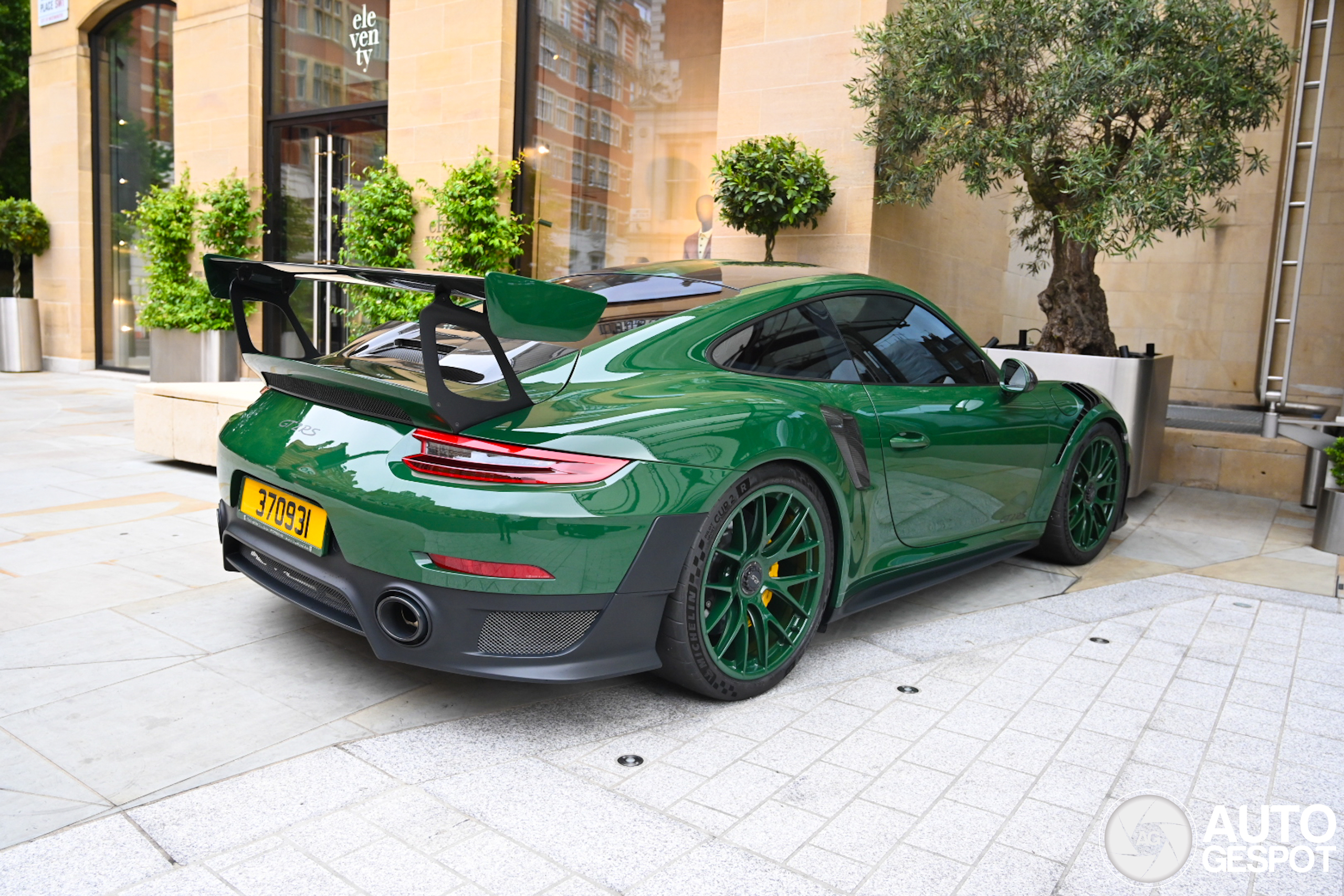 Gespot in Londen: Porsche 991 GT2 RS in opvallend groen