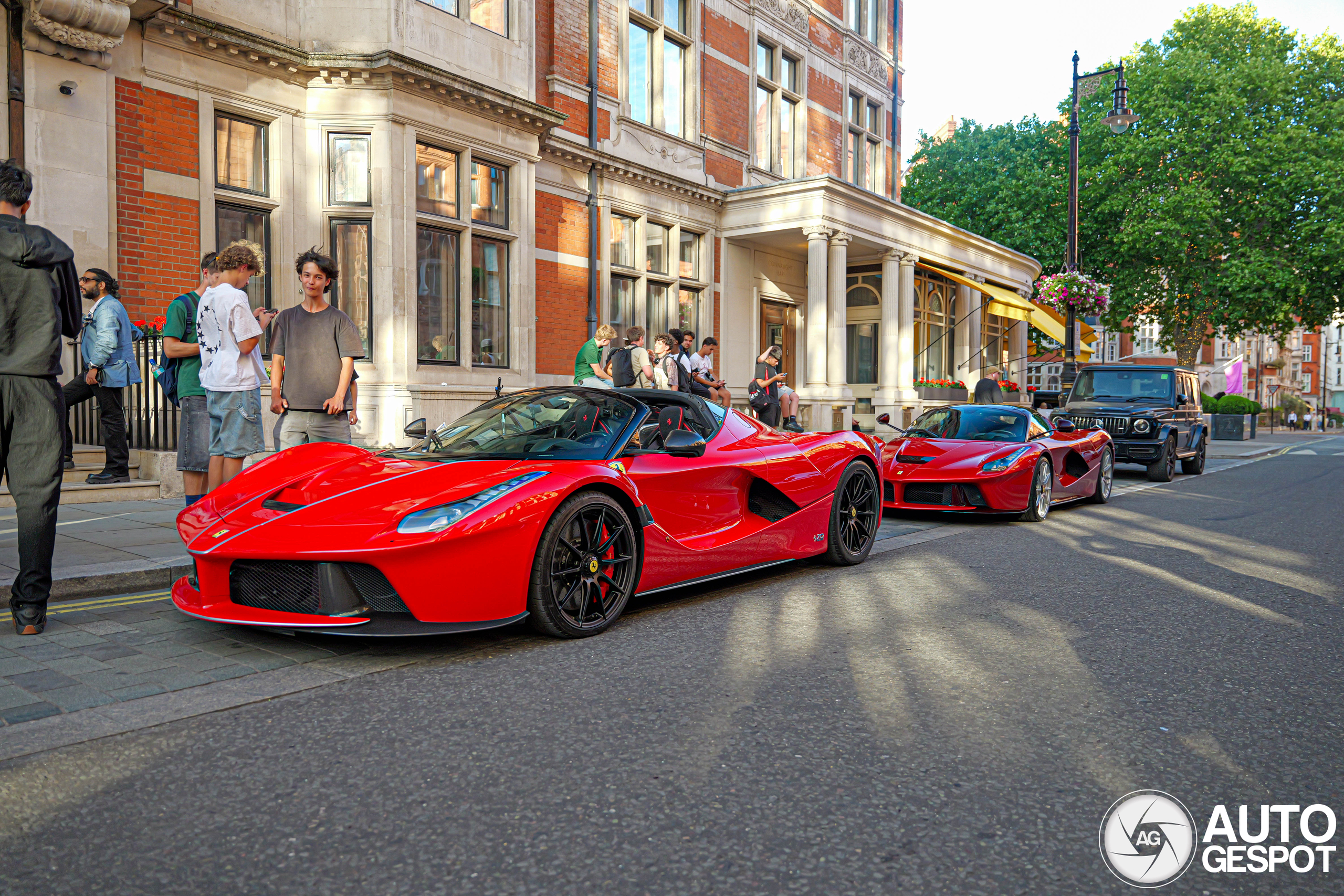LaFerrari duo in London with a wild history