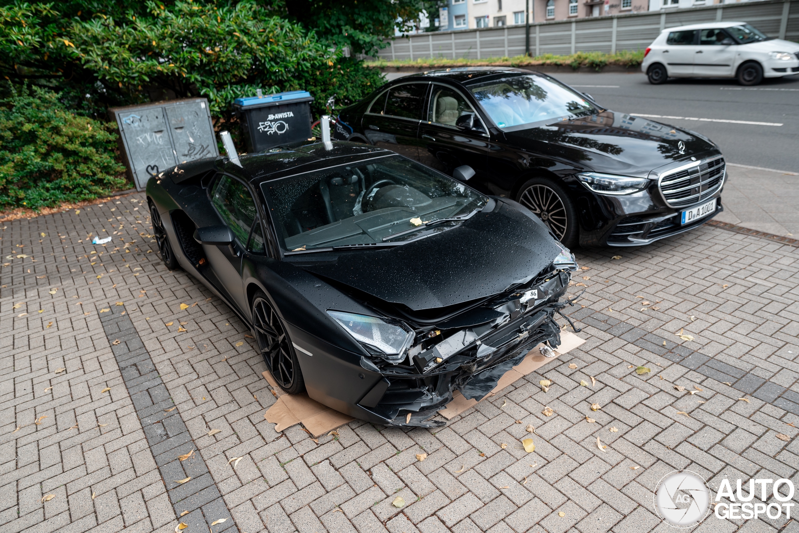 Zo tref je een Lamborghini niet zomaar aan