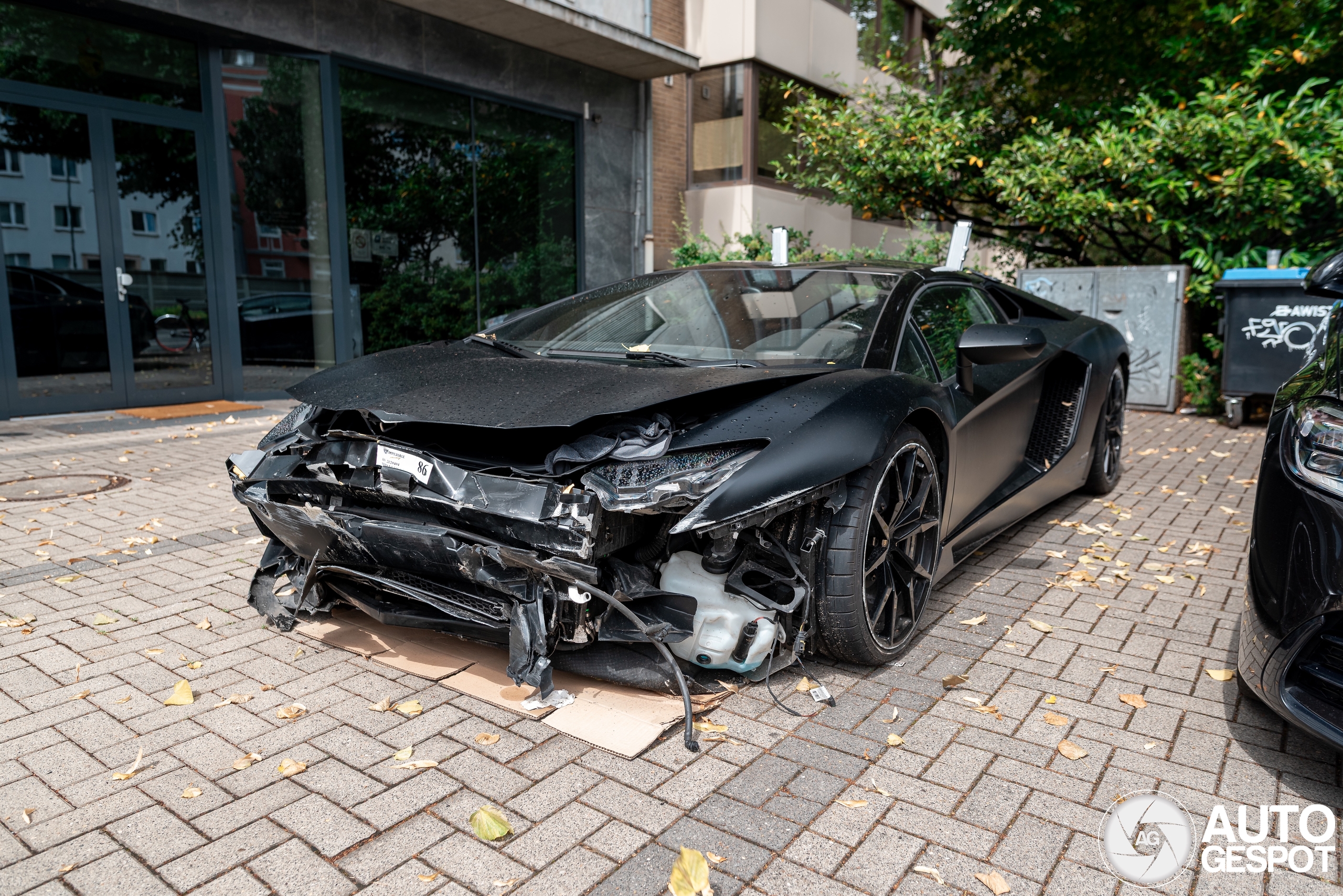 Zo tref je een Lamborghini niet zomaar aan