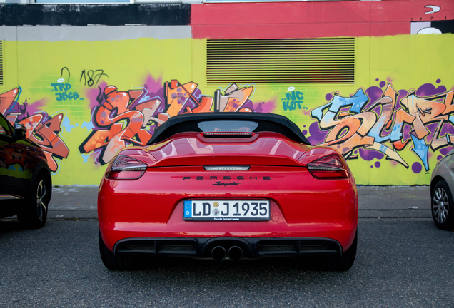 Porsche 981 Boxster Spyder