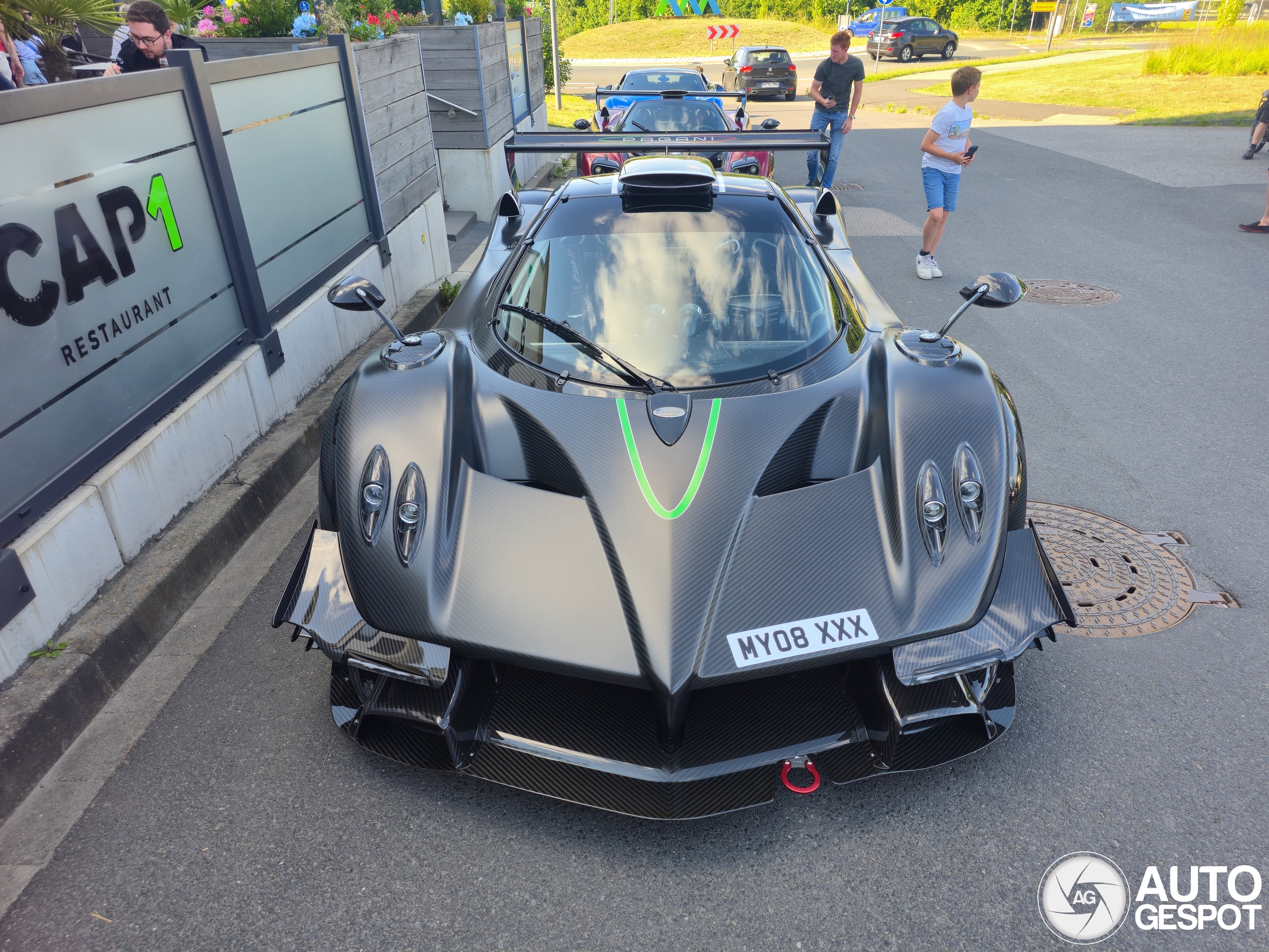 Game over: The first road-legal Zonda R breaks the streets of Germany