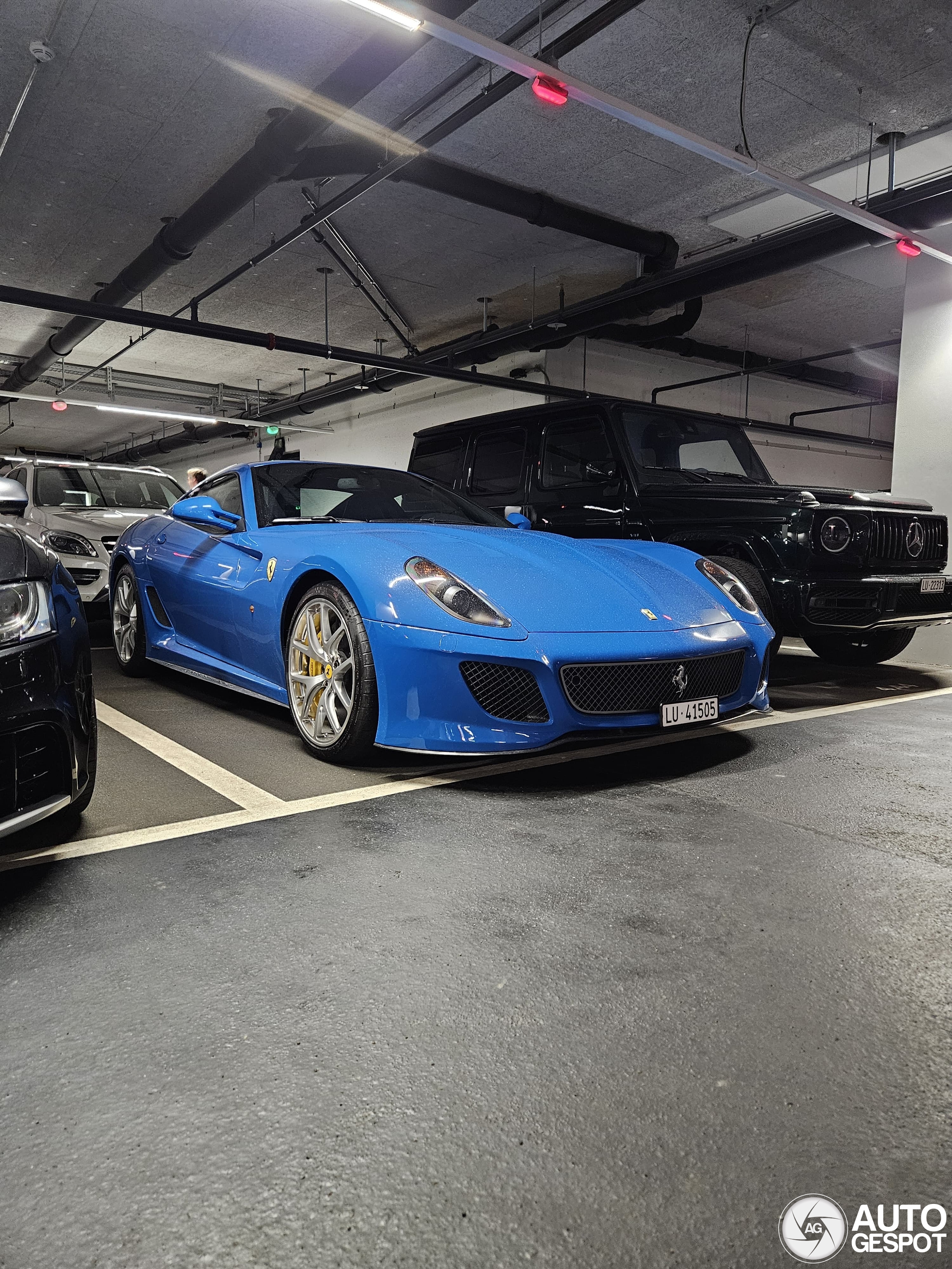Deze Ferrari 599 GTO is uniek door zijn kleur