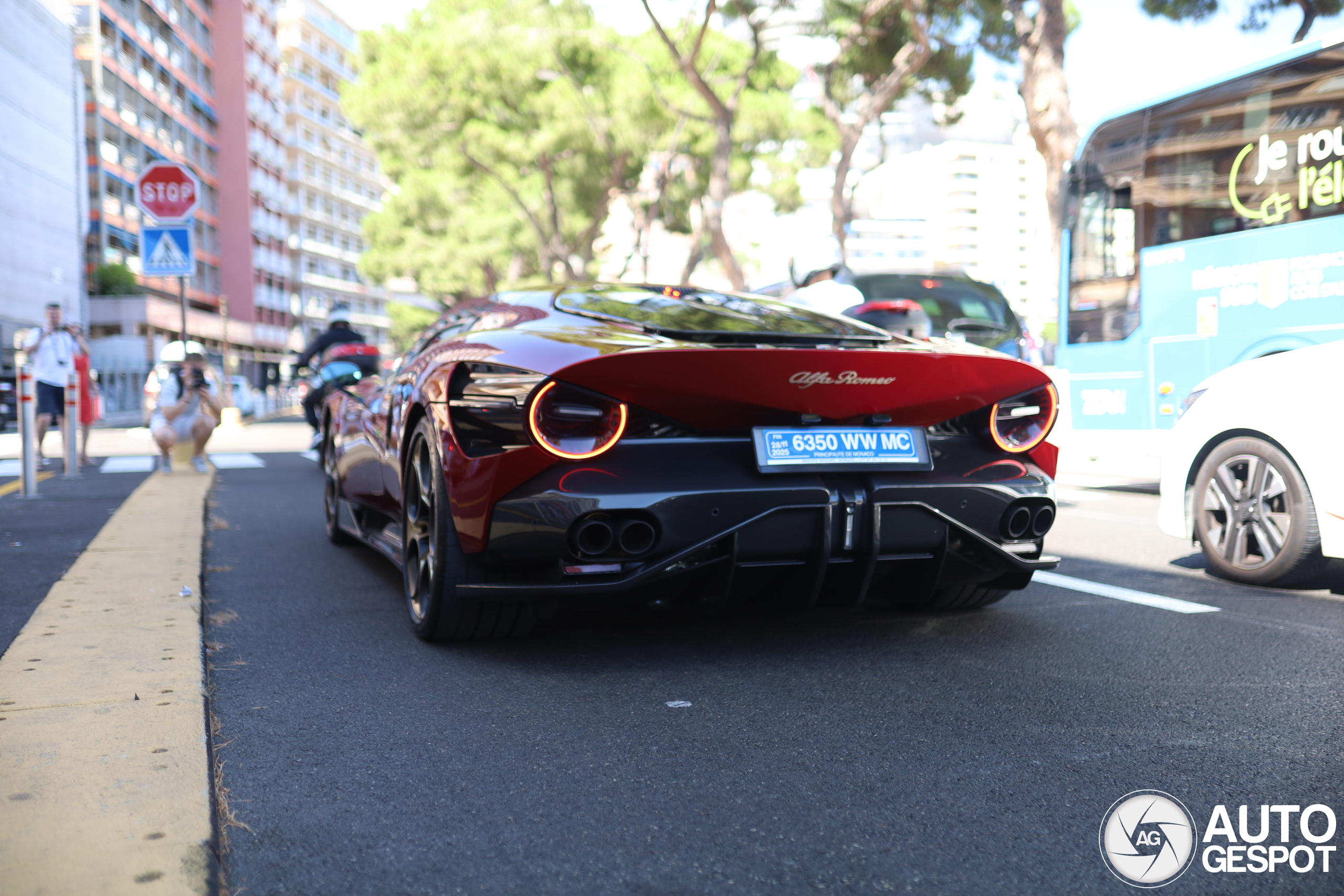 Monaco madness: Bottas behind the wheel of the first customer 33 Stradale